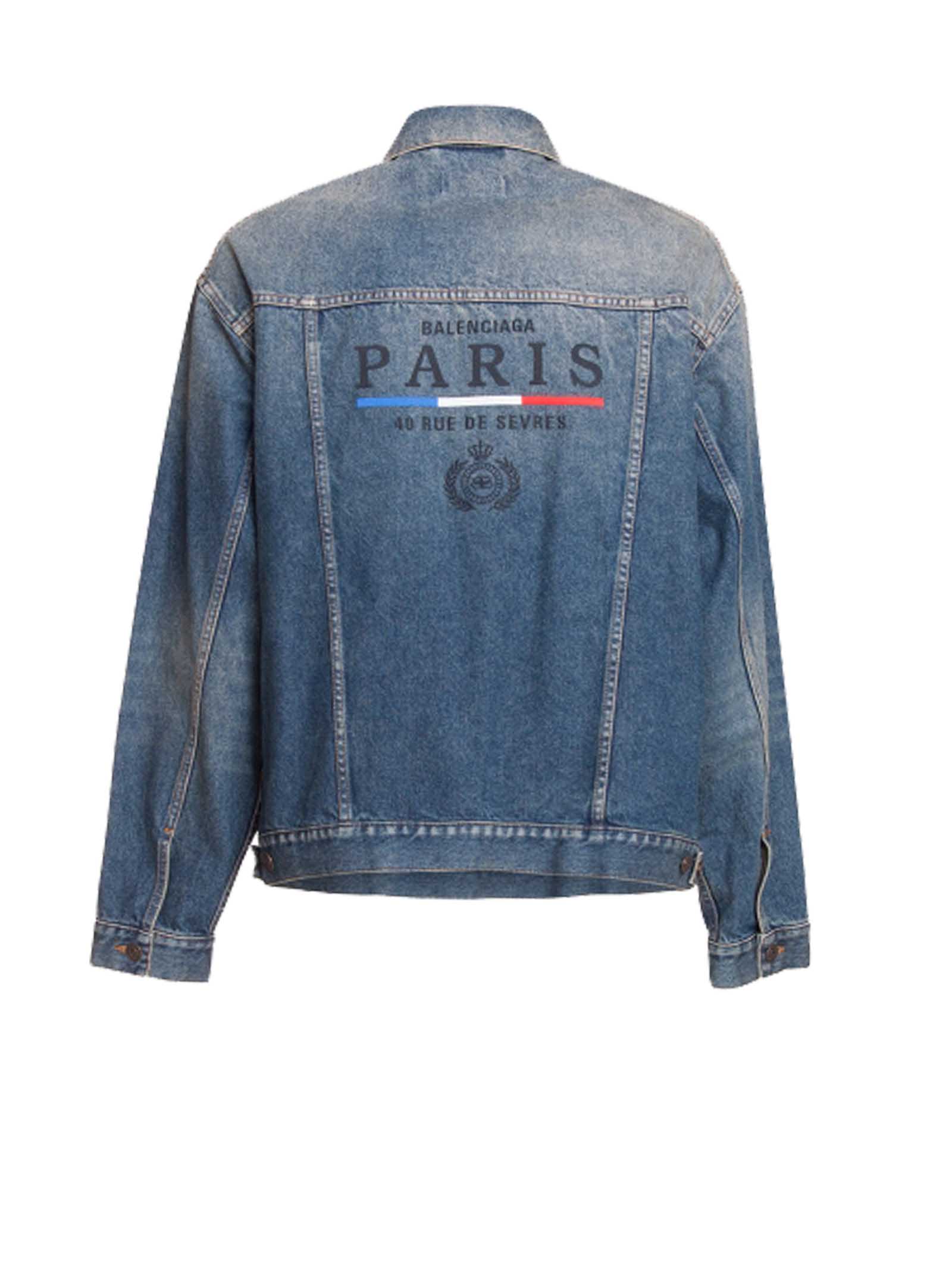 balenciaga denim jacket price
