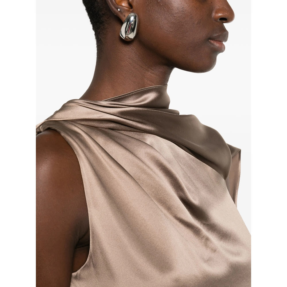 Max Mara Dresses Neutral In Brown