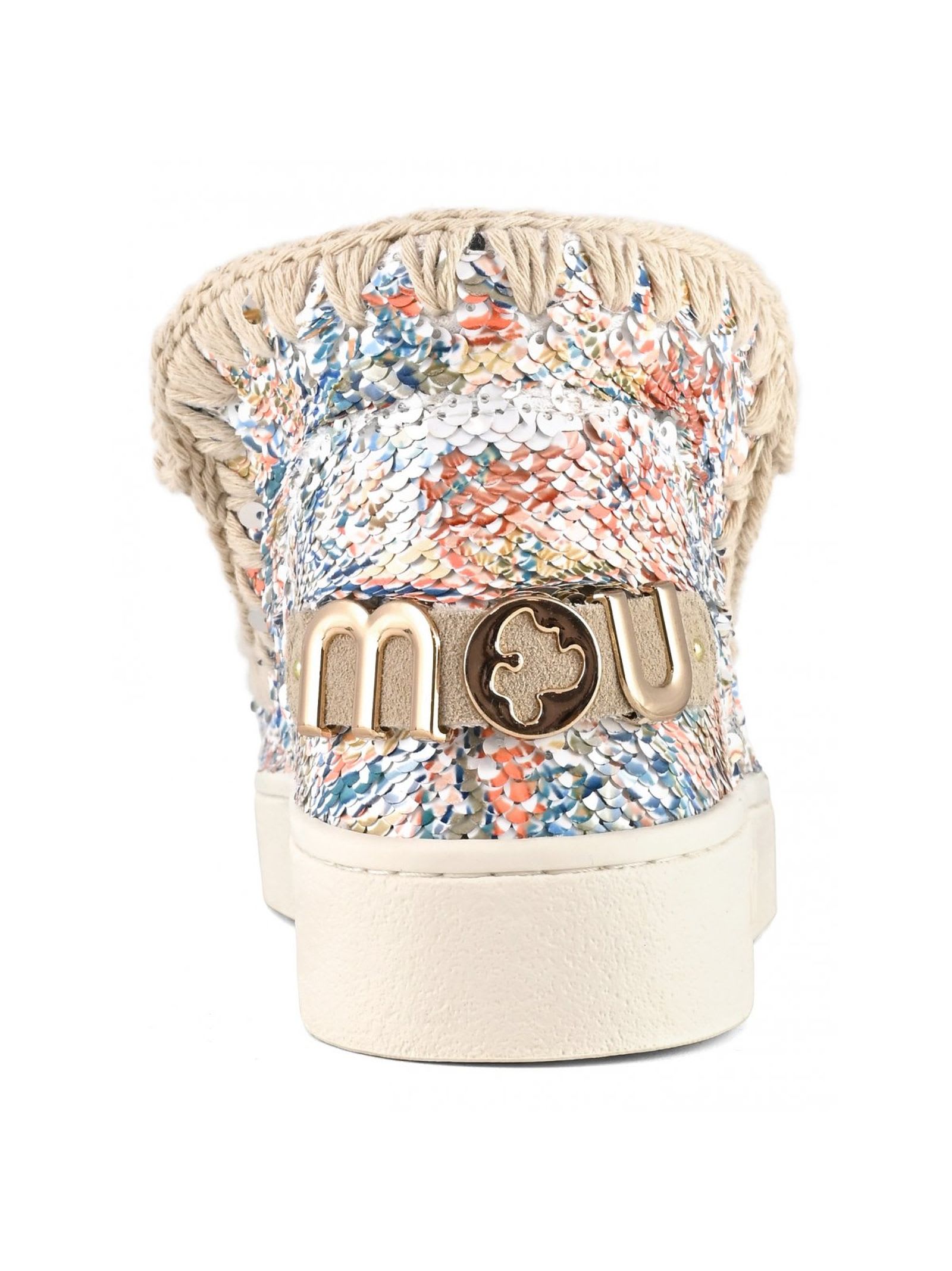 MOU SUMMER ESKIMO SNEAKER PRINTED SEQUINS