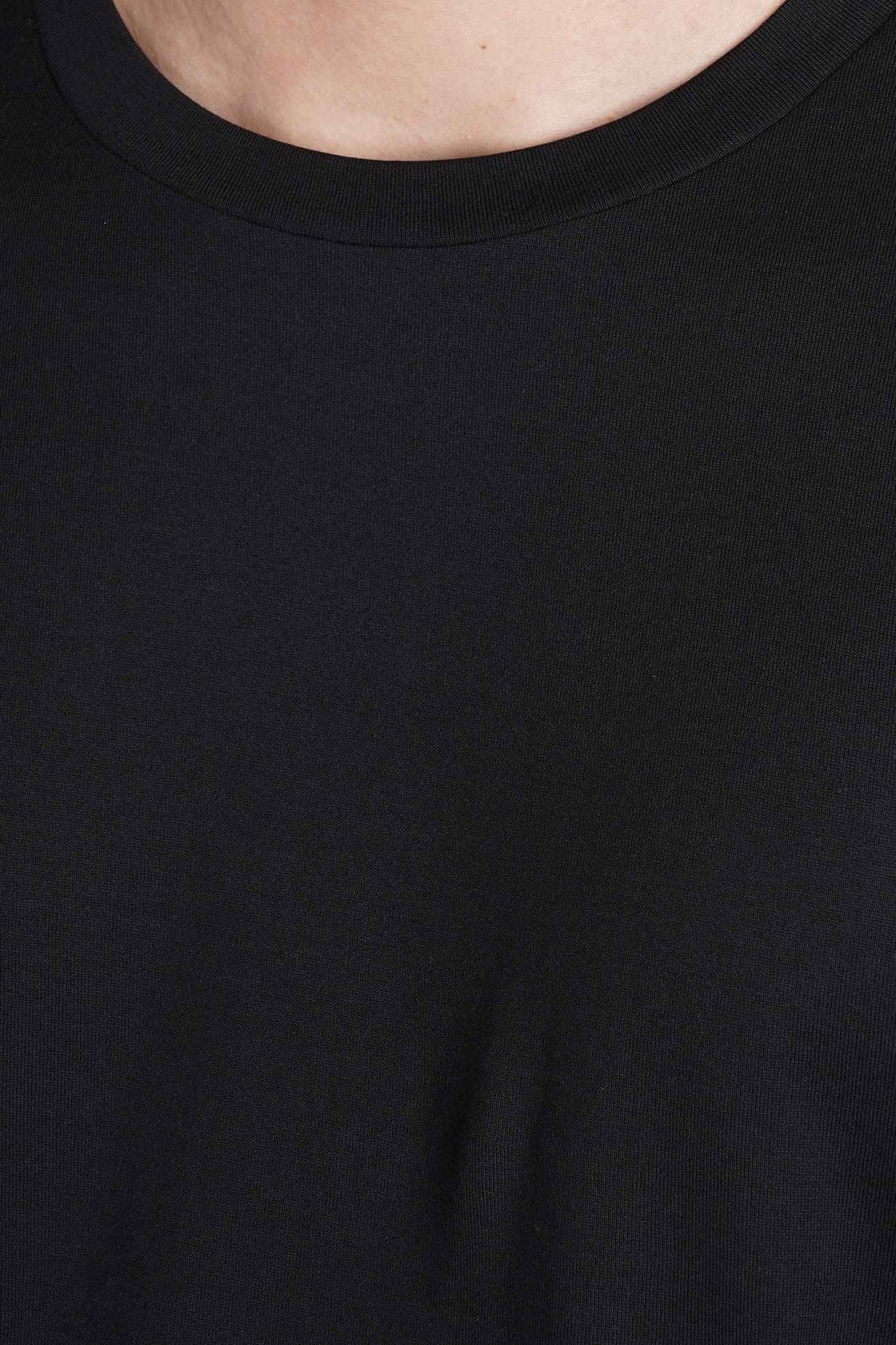 Shop Roberto Collina T-shirt In Black Cotton
