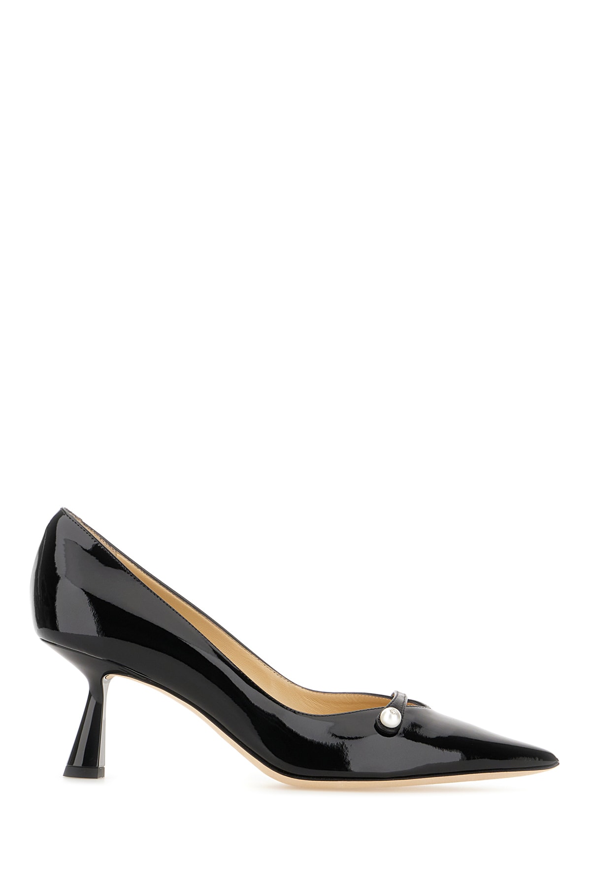 Shop Jimmy Choo Black Leather Rosalia Pumps In Blackblack