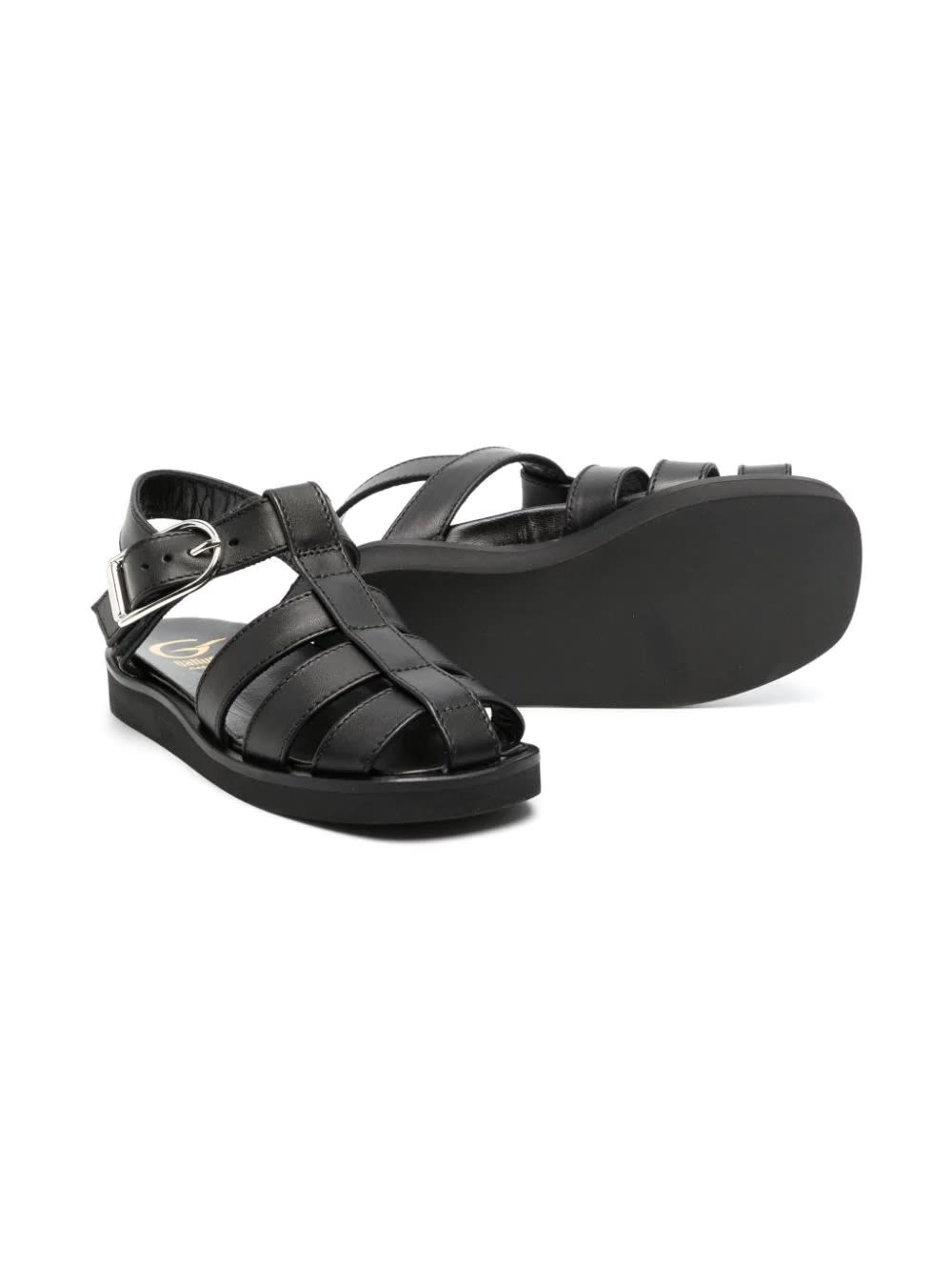 Shop Gallucci Sandals With Buckle In Black