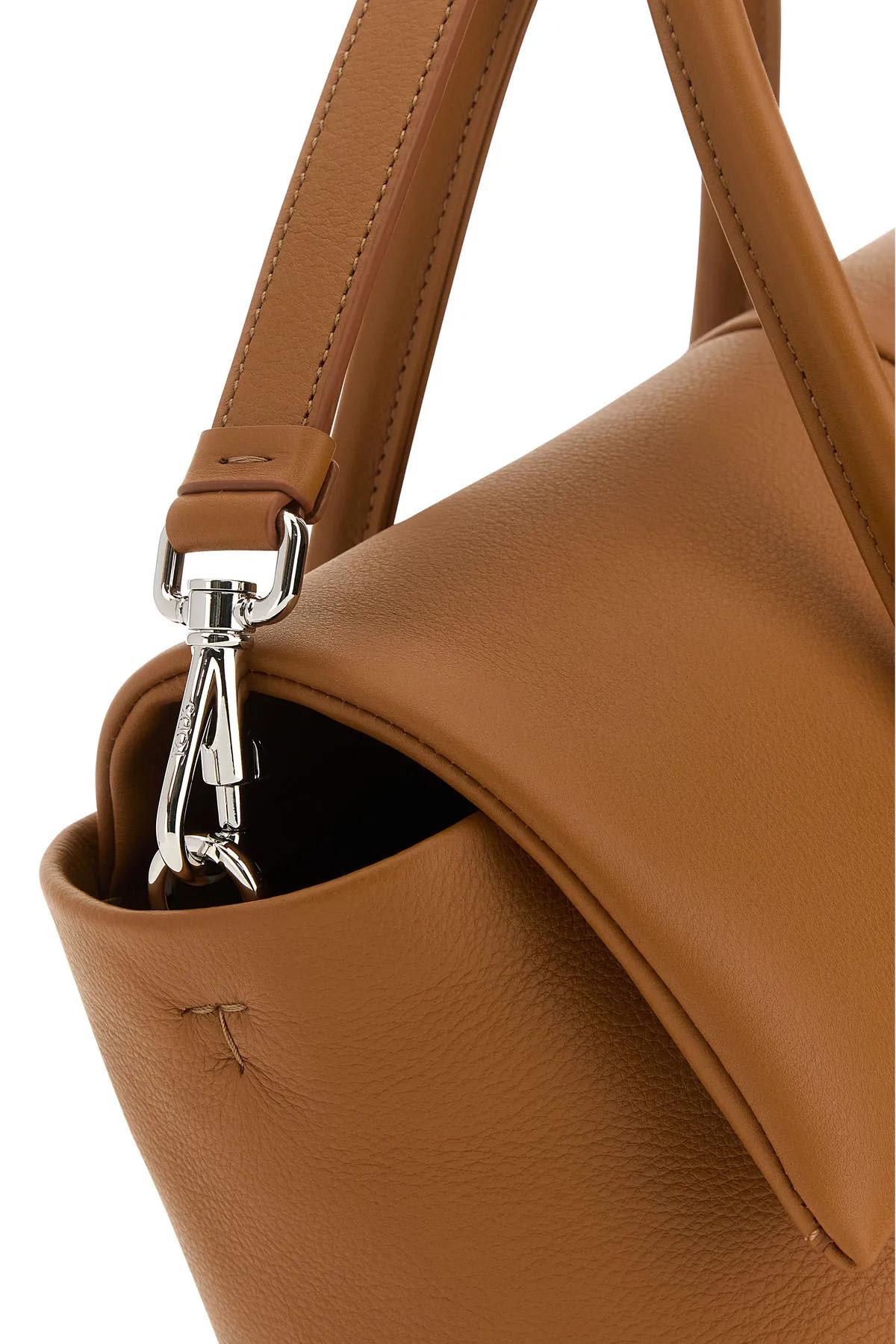 Shop Tod's Caramel Leather Small Bag Reverse Handbag