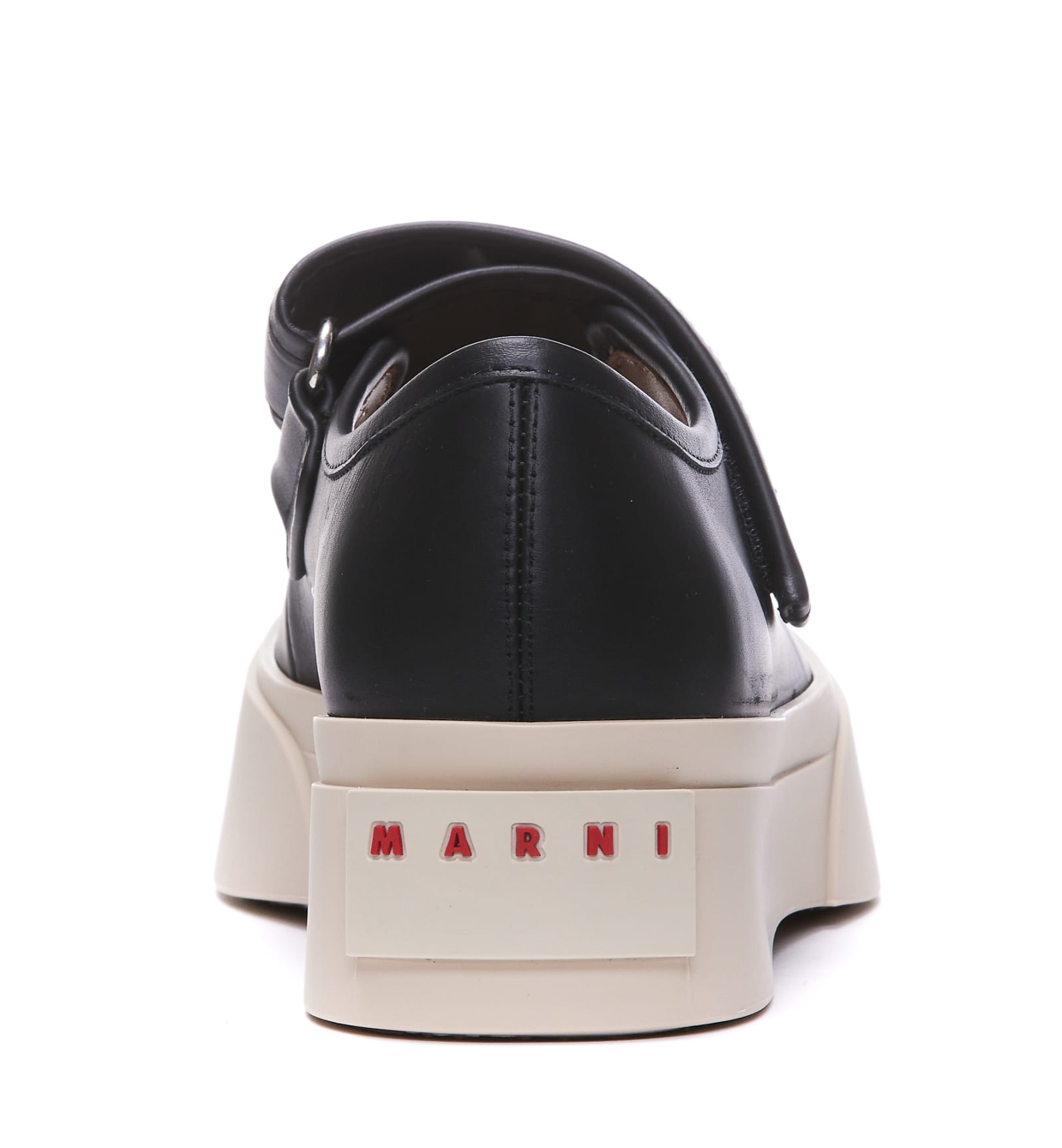 Shop Marni Mary Jane Sneakers In Black