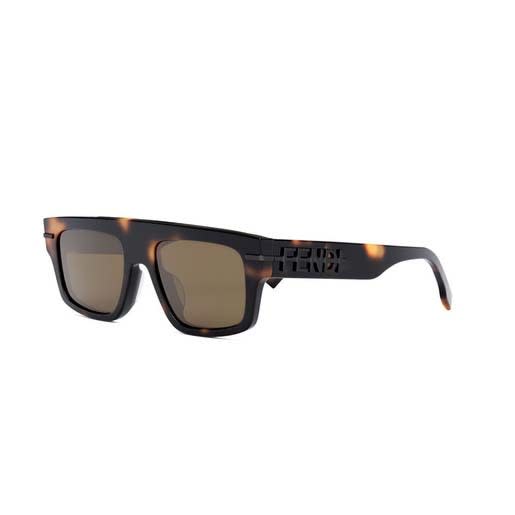 Shop Fendi Sunglasses In Havana/marrone