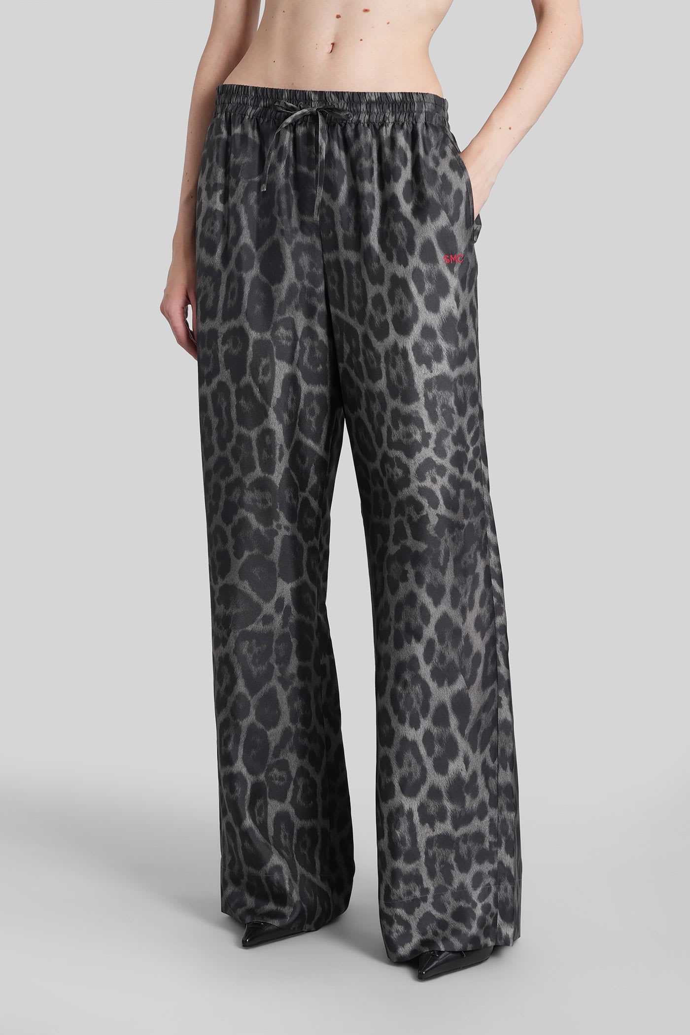 Pants In Grey Silk