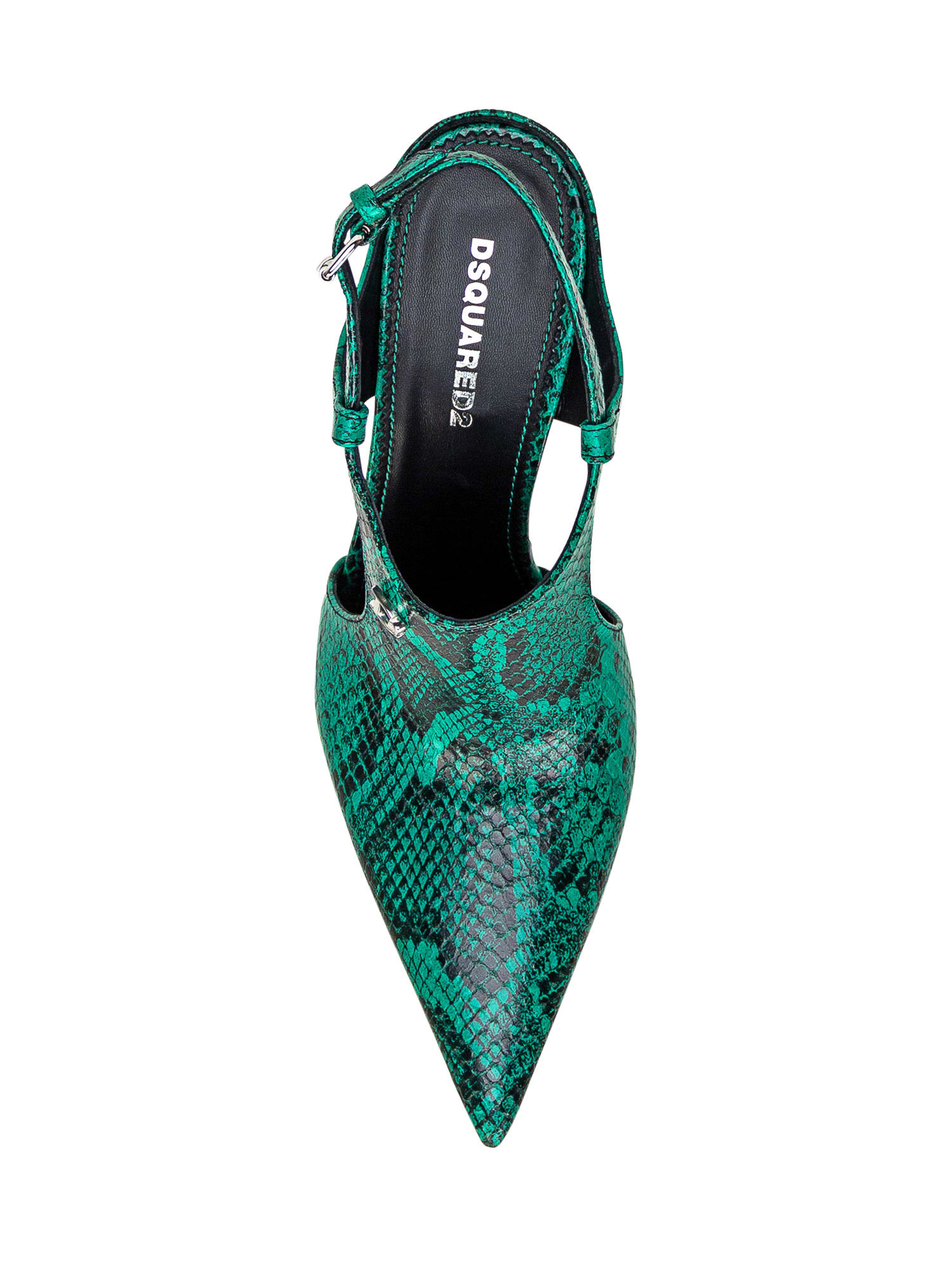 Shop Dsquared2 Python Slingback Pump In Green