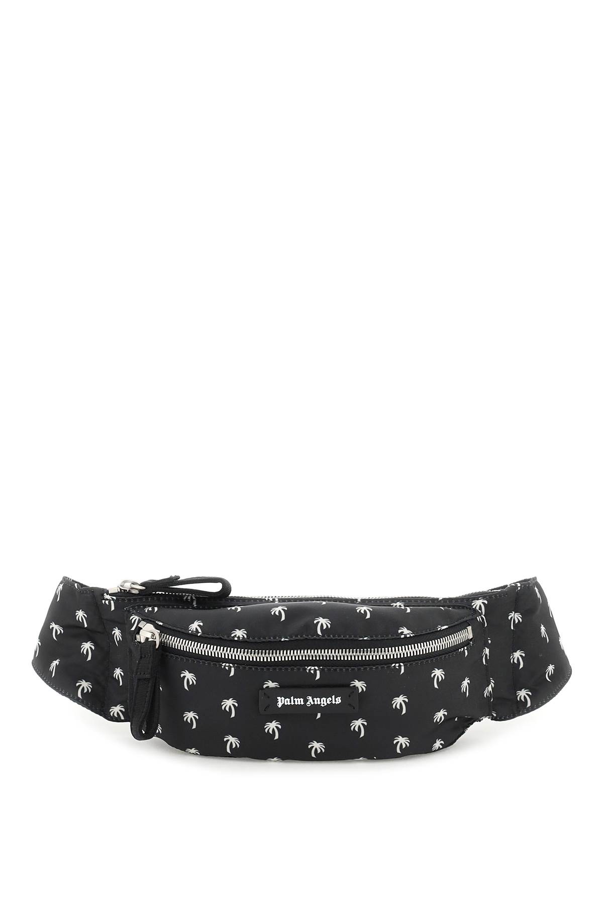 Palm Angels Waist Bag In Black Polyester
