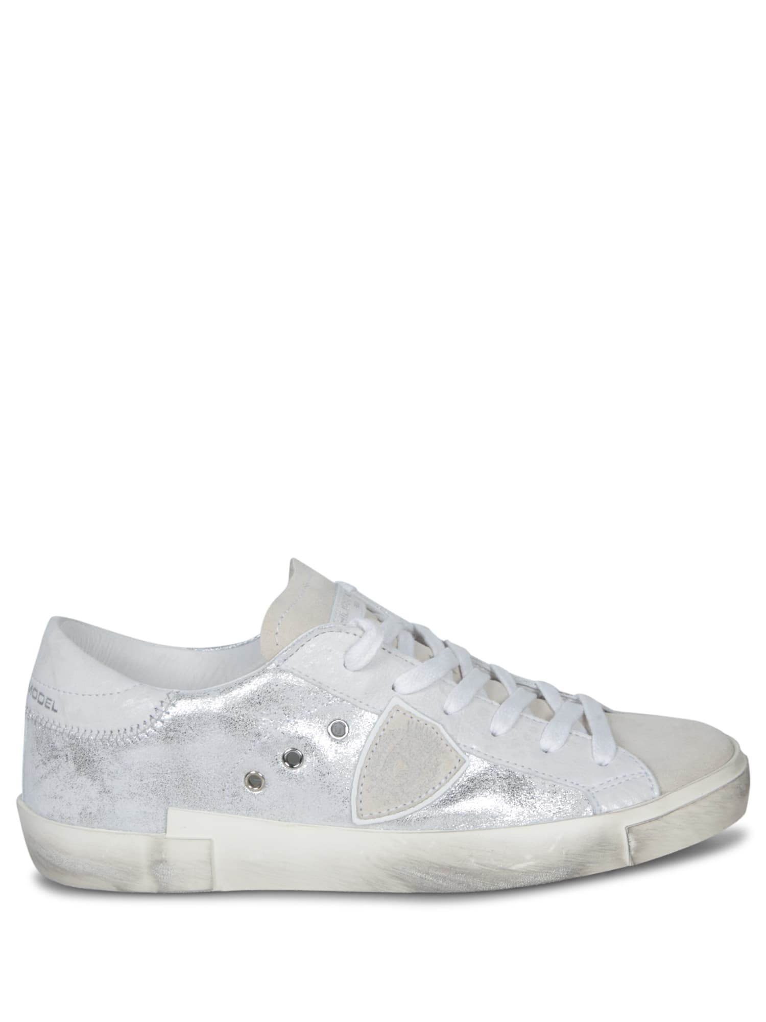 Prsx Low Sneakers In Silver