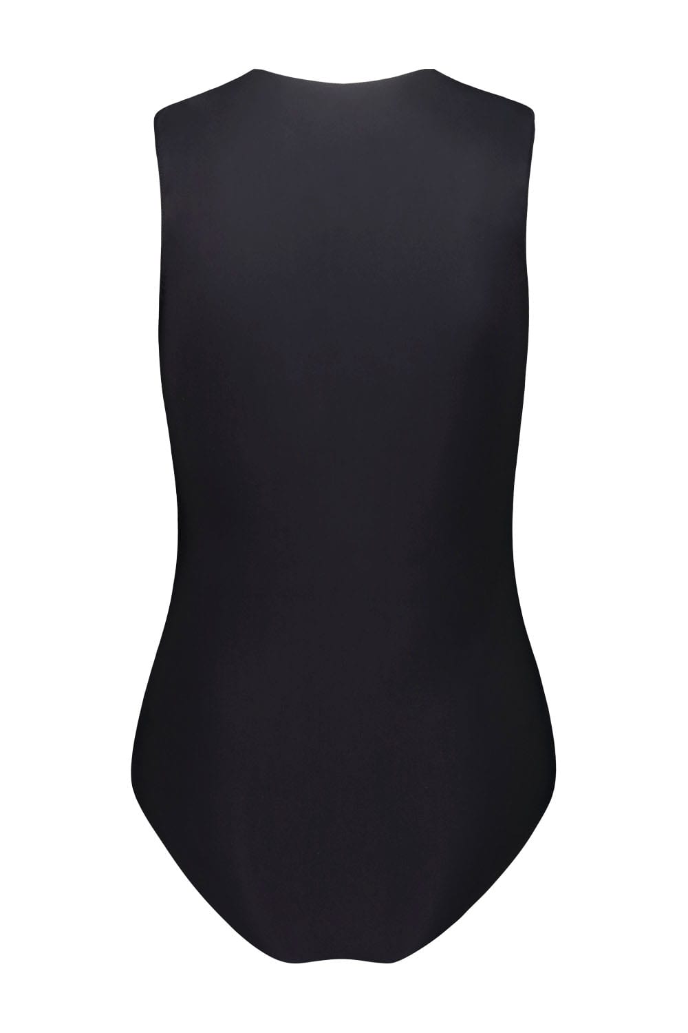 Maison Margiela Stretch-jersey Sleeveless Bodysui In Black