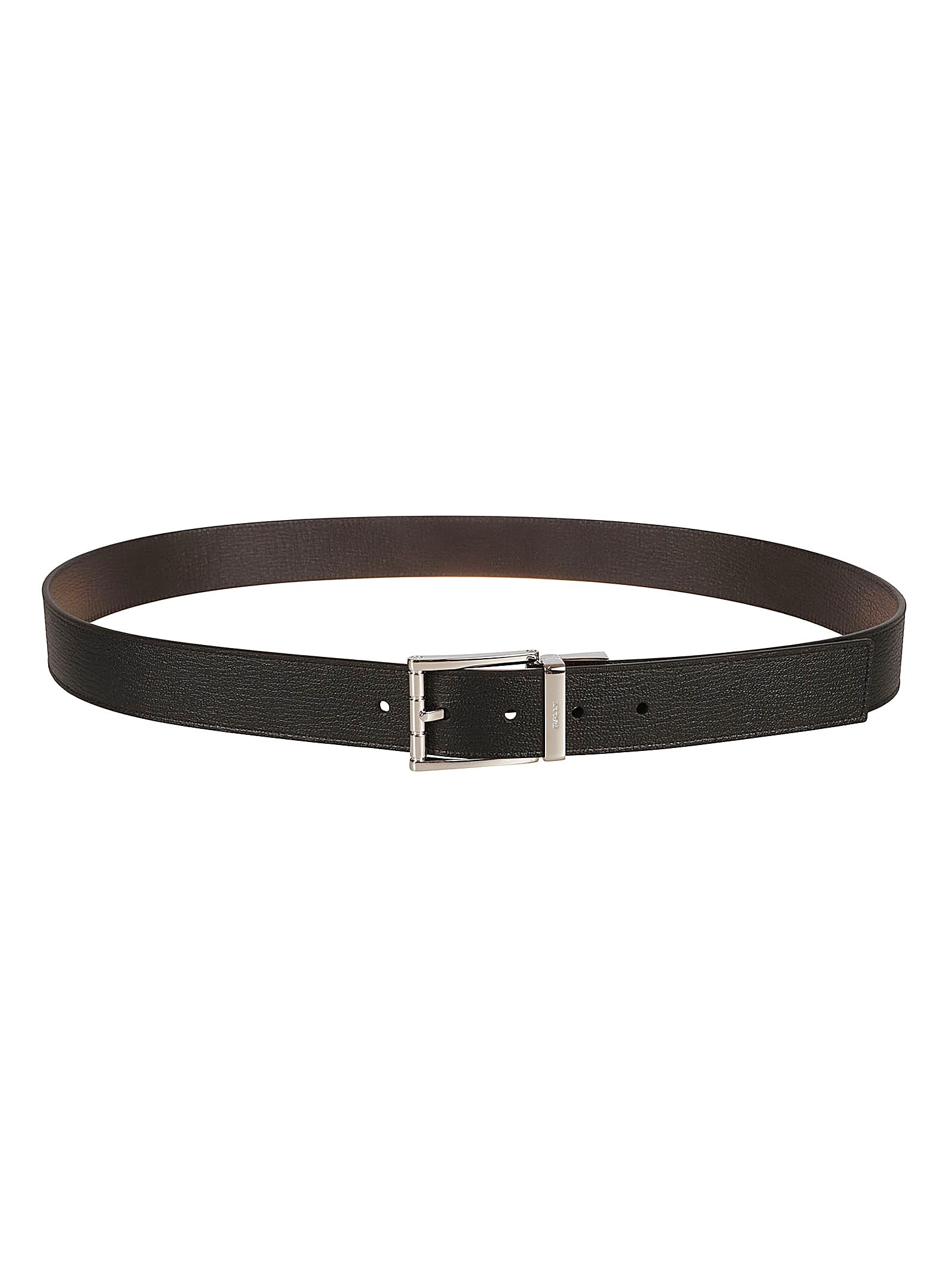 Shop Bally Classic Rectangle Belt In Black