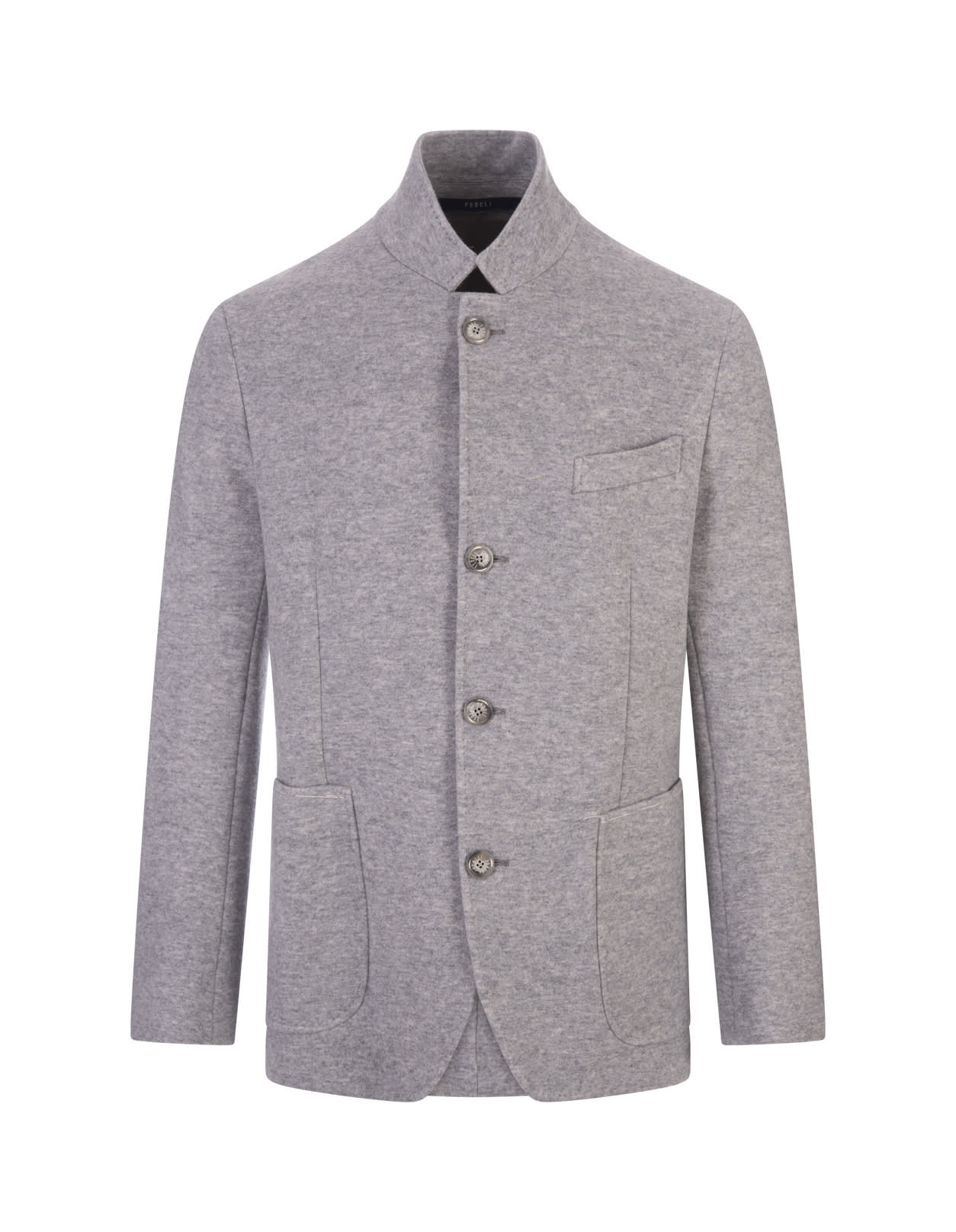 Shop Fedeli Grey Damon Coat