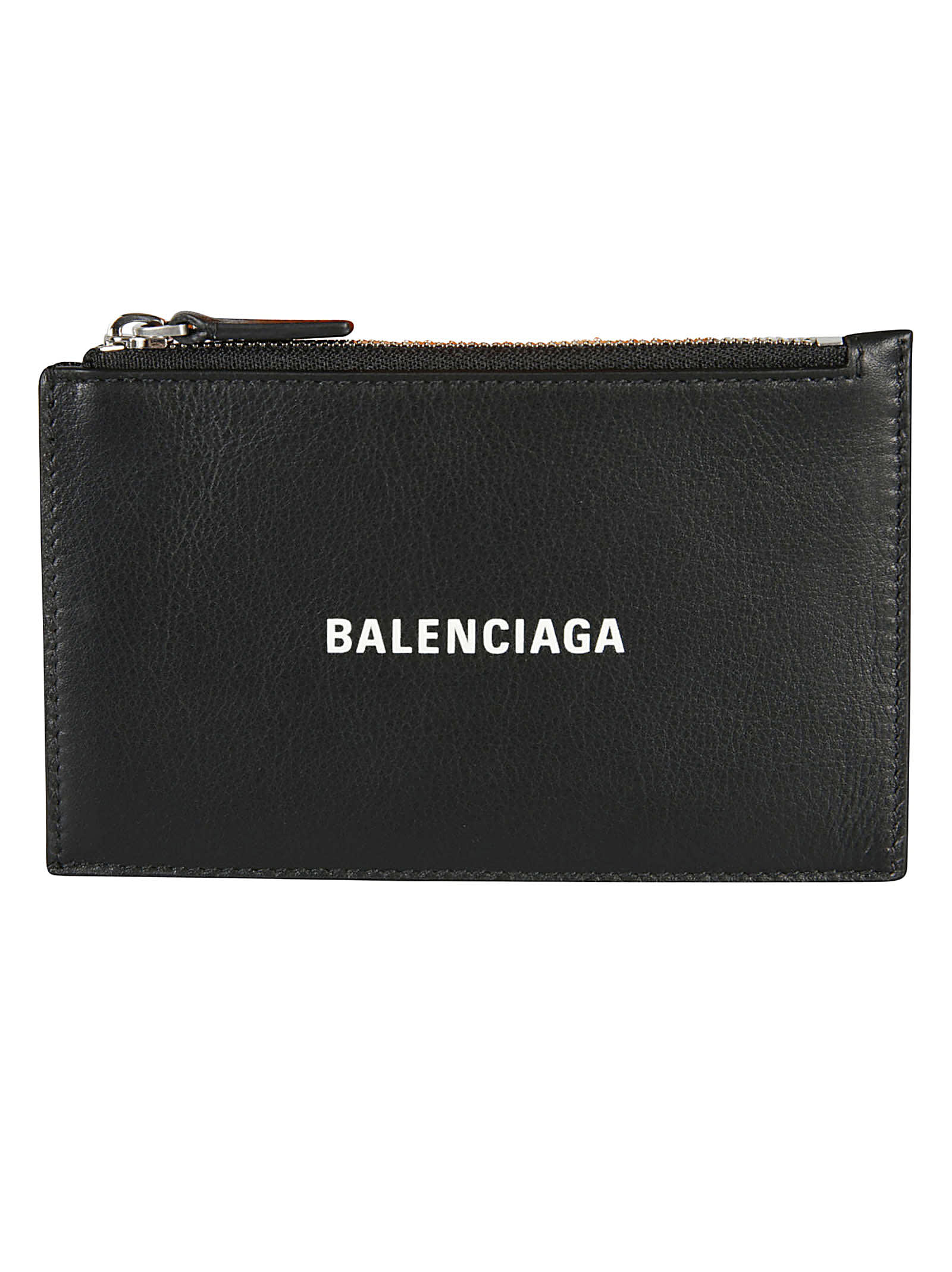 Balenciaga Cash Logo Zip Card Holder