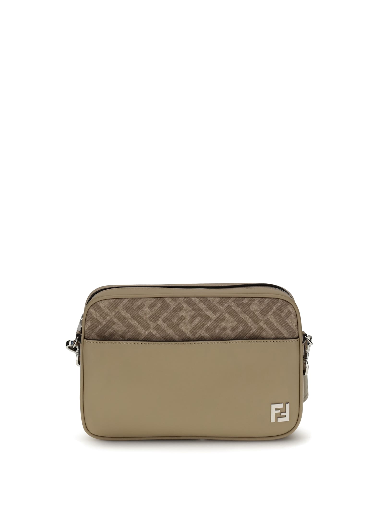 Fendi Men Camera Case Squared Ff Shoulder Bag