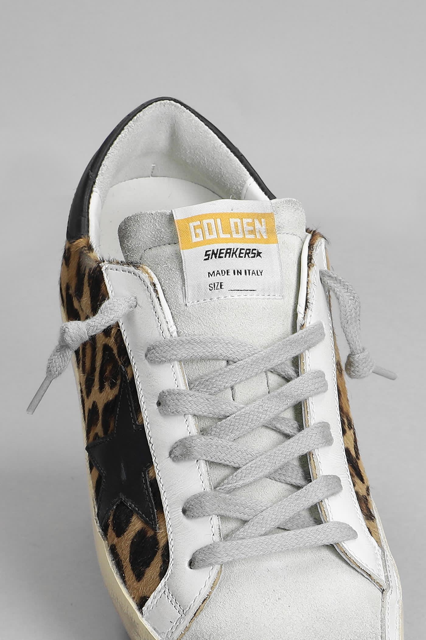 Shop Golden Goose Superstar Sneakers In Animalier Pony Skin