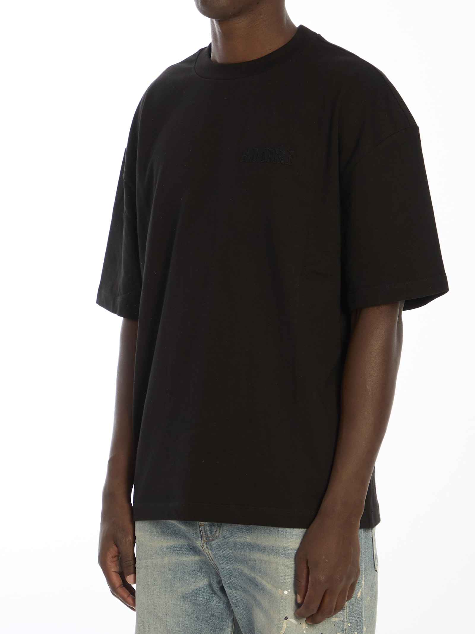 Shop Amiri Oversized T-shirt In Black