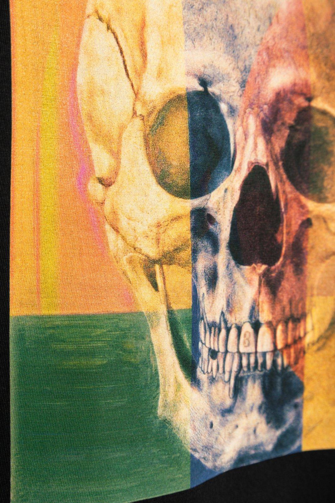 Ps By Paul Smith Ps Paul Smith "skull Square" T-shirt In Black
