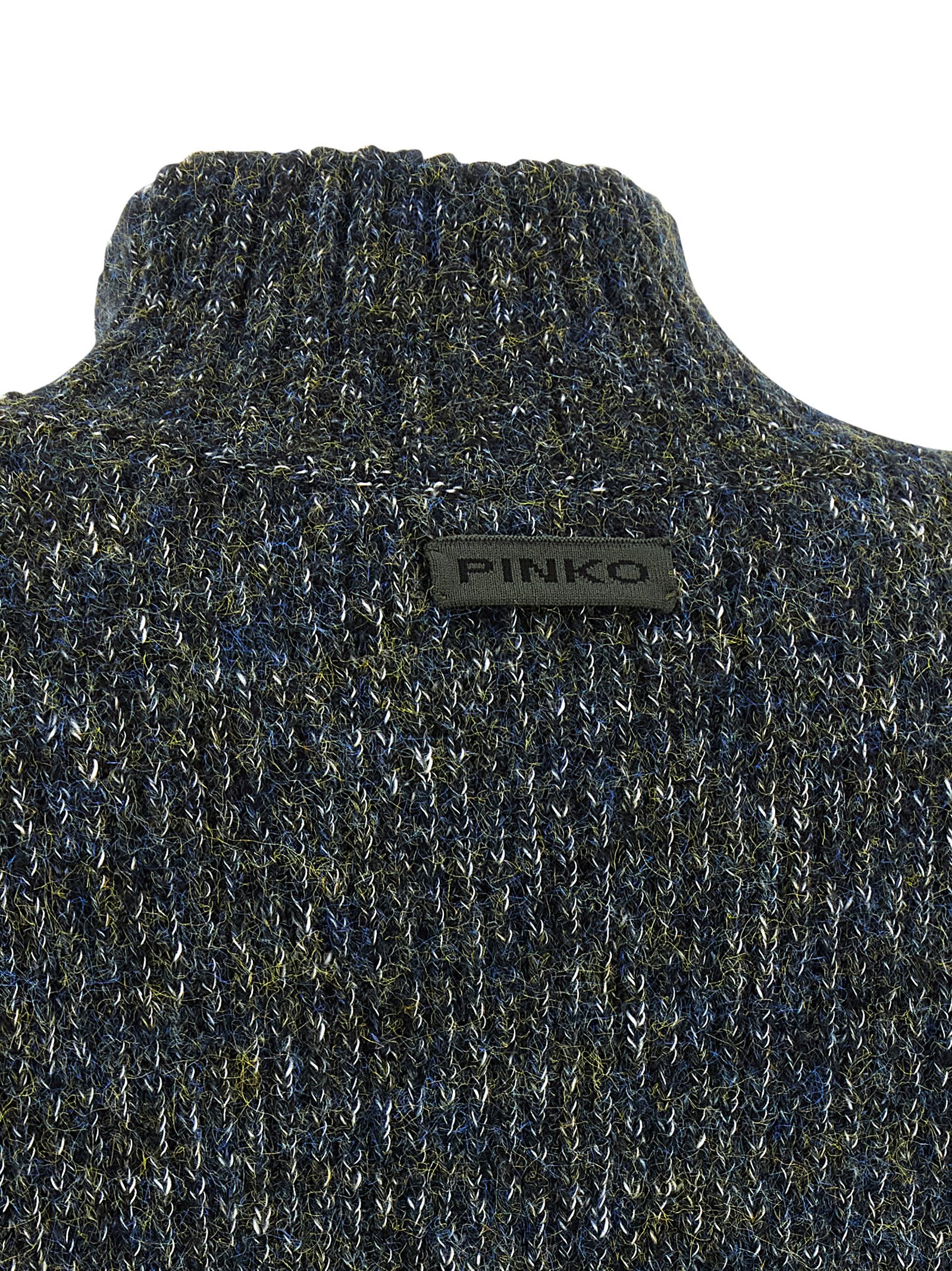 Pinko Mirror Image Turtleneck Sweater In Multi