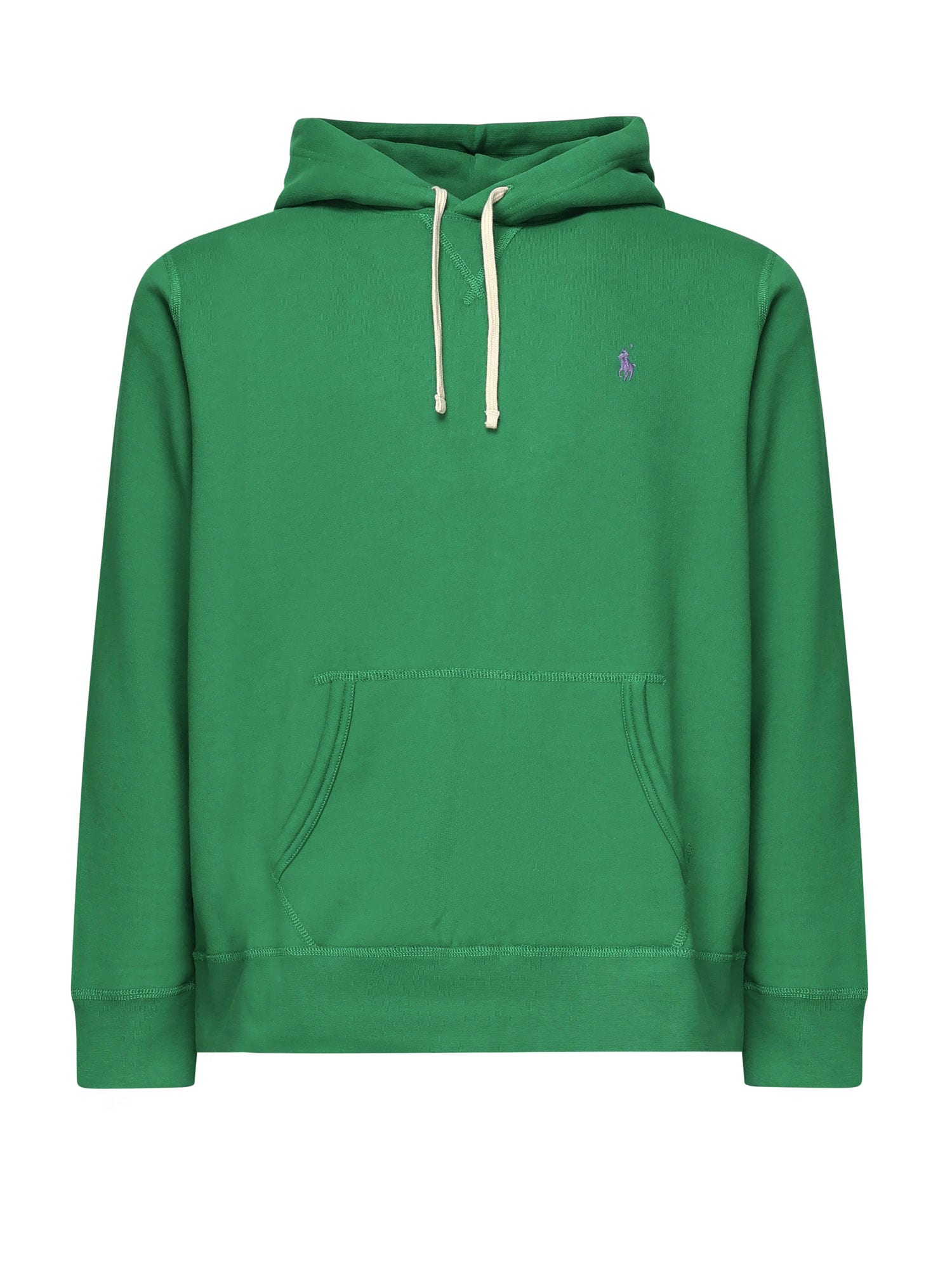 Ralph Lauren Logo Hoodie In Green