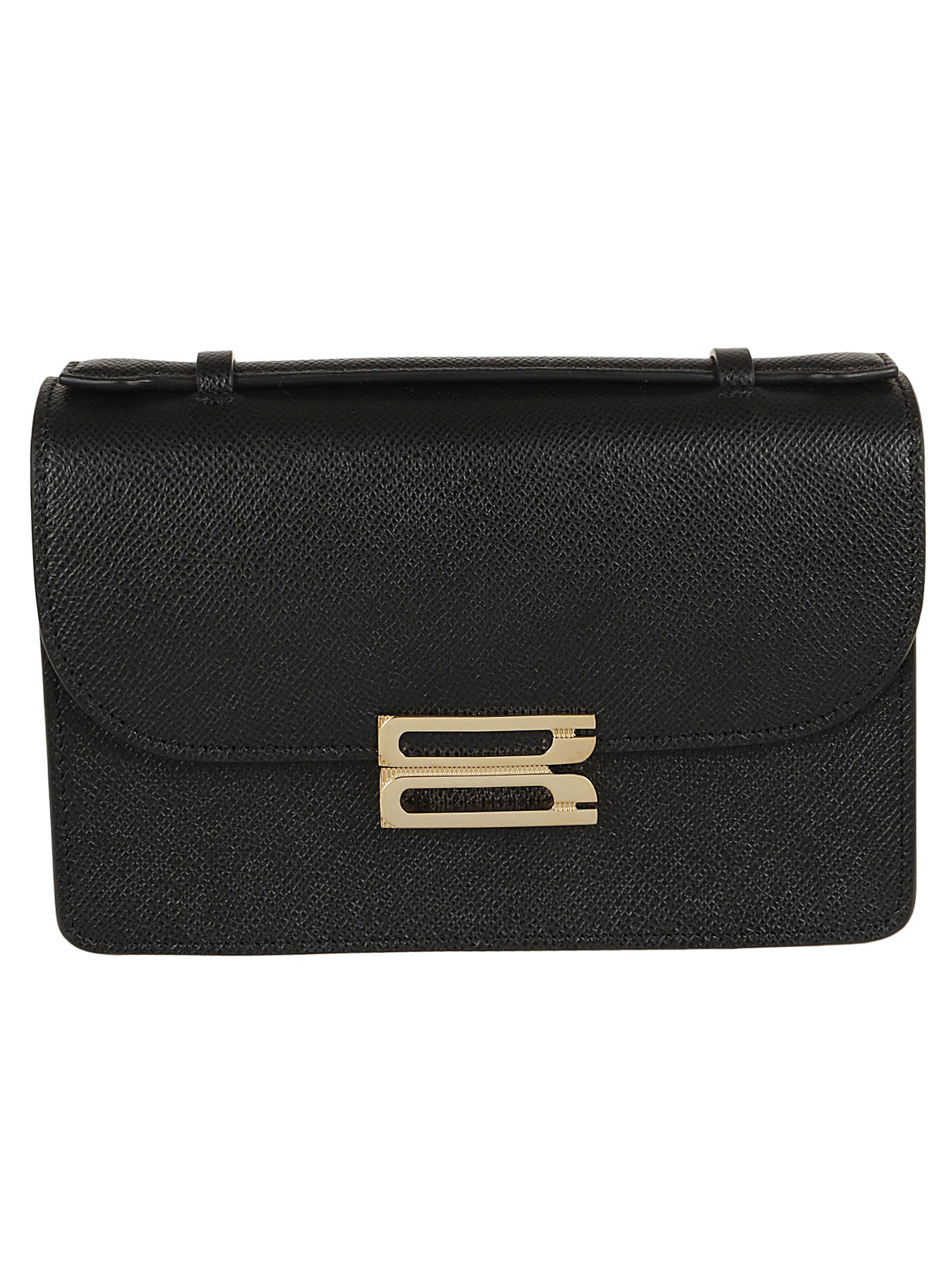 Shop Victoria Beckham Bbuckle Mini Top Handle In Black