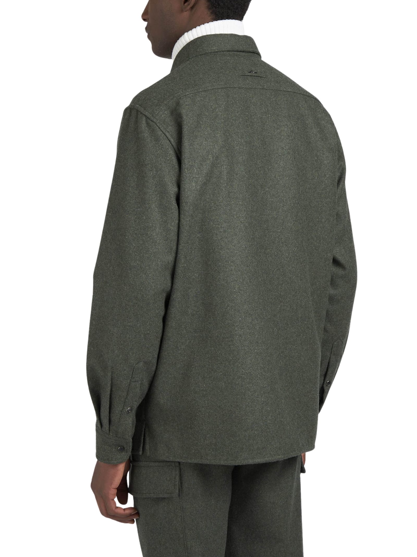 Paul&amp;shark Wool Blend Jacket In Green