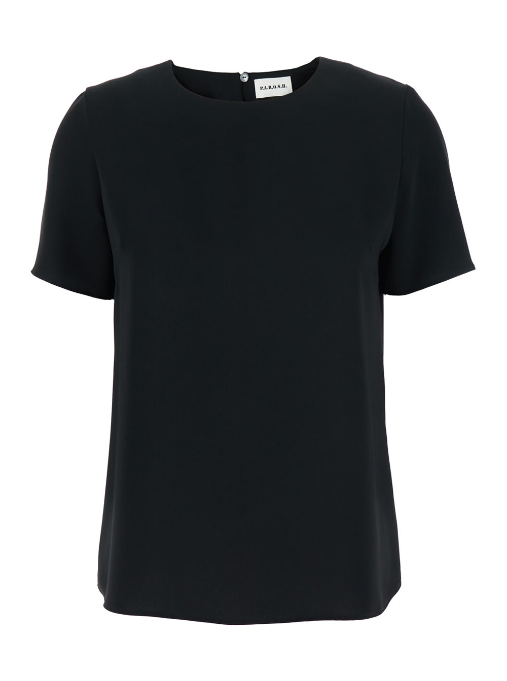 P.a.r.o.s.h Short-sleeved Blouse In Black