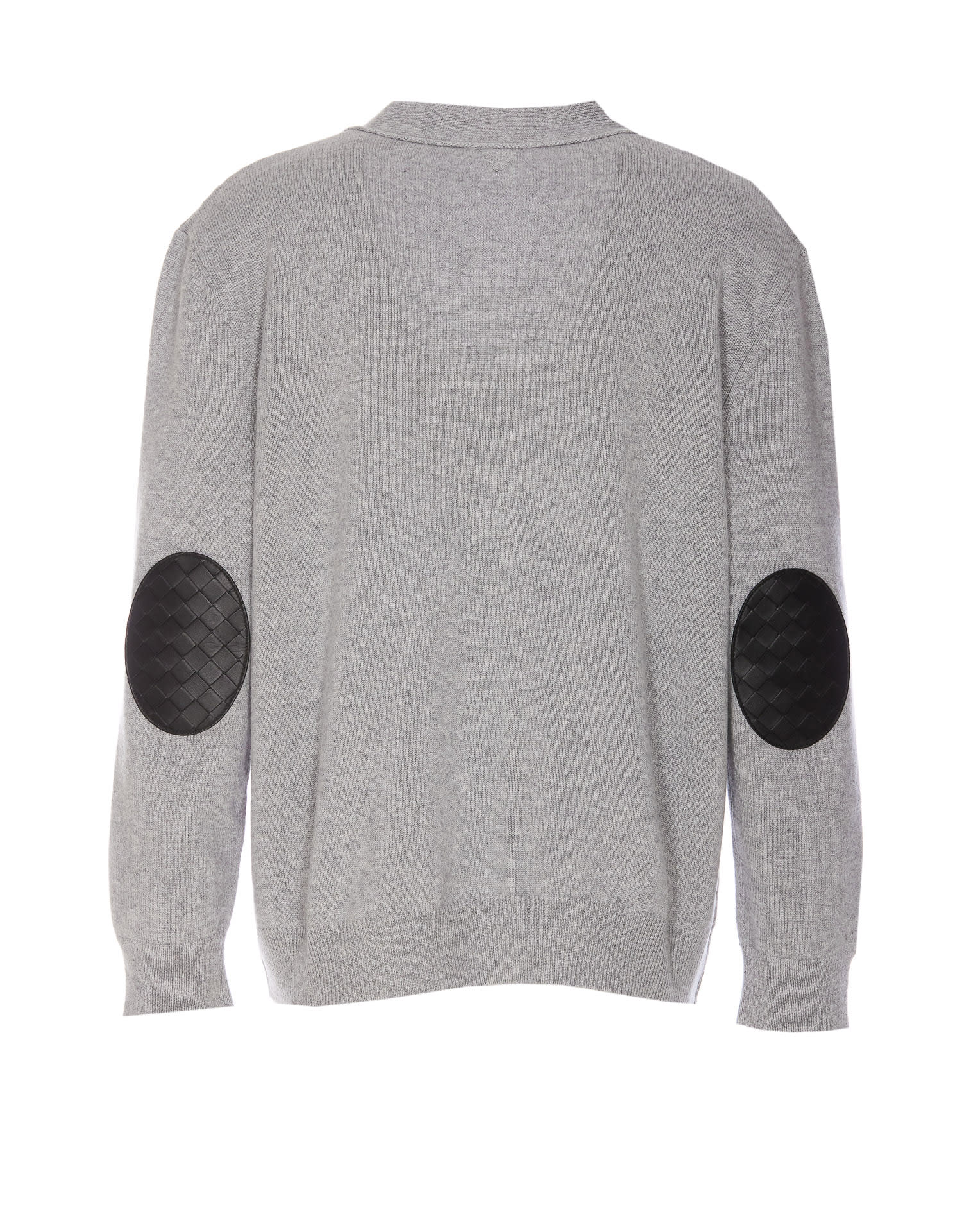 Shop Bottega Veneta Cashmere Cardigan In Grey