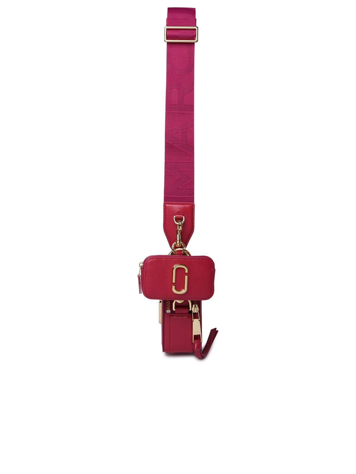 Shop Marc Jacobs The Utility Snapshot Shoulder Bag In Pink