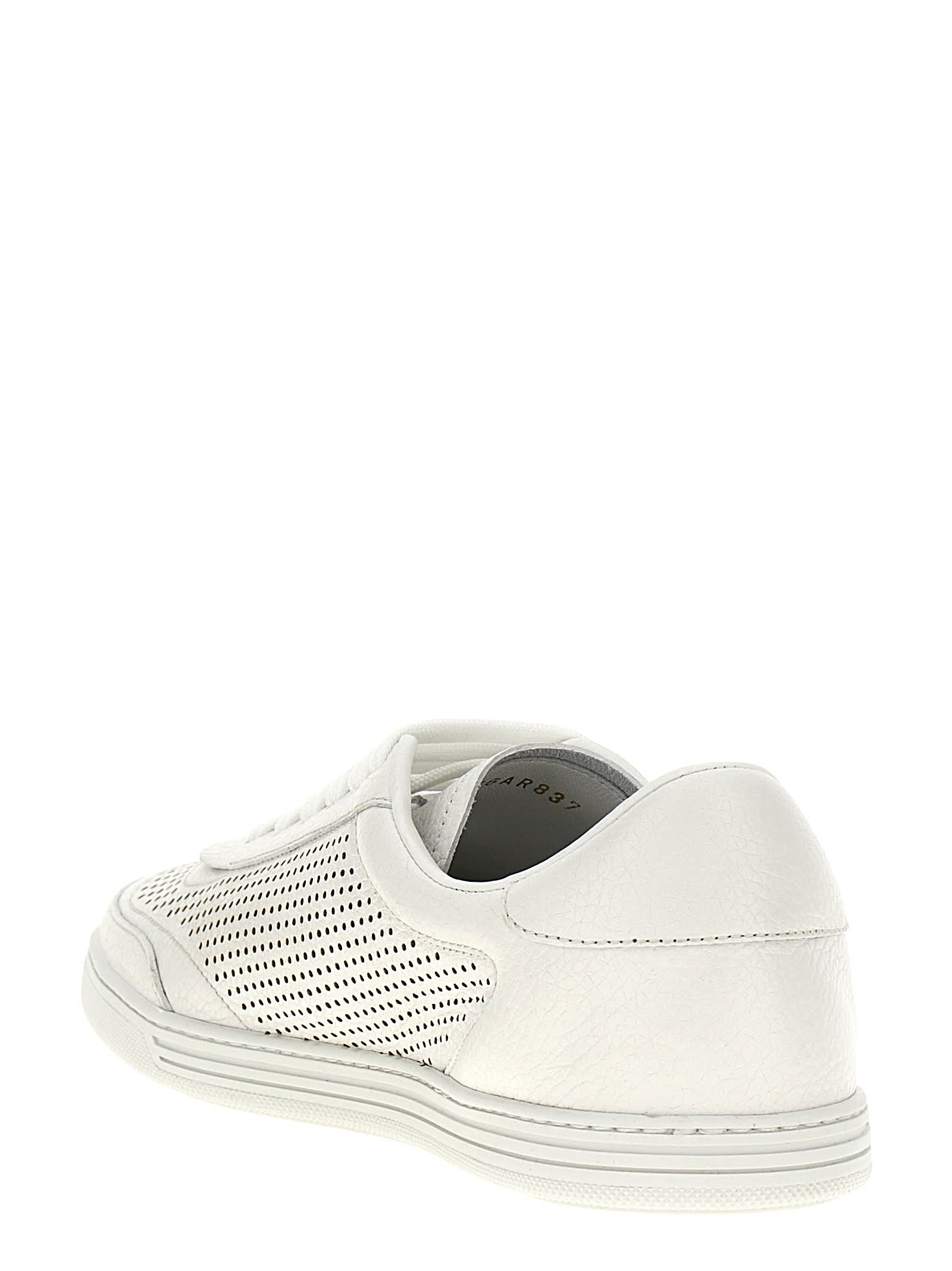 Shop Dolce & Gabbana Saint Tropez Sneakers In White