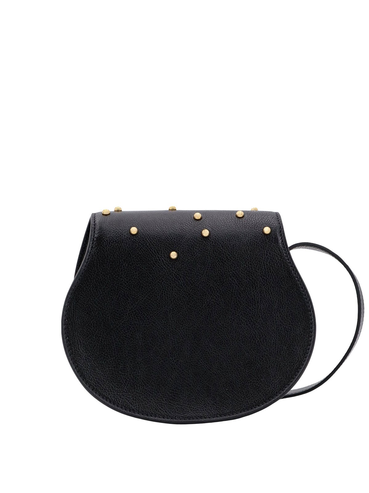 Shop Chloé Small Marcie Saddle Bag In Black