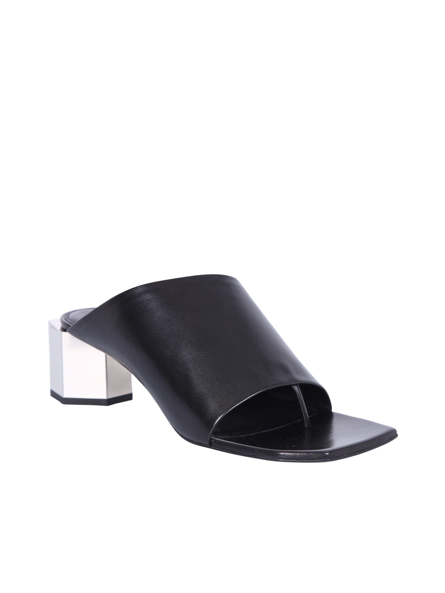 Shop Off-white Black Sandals