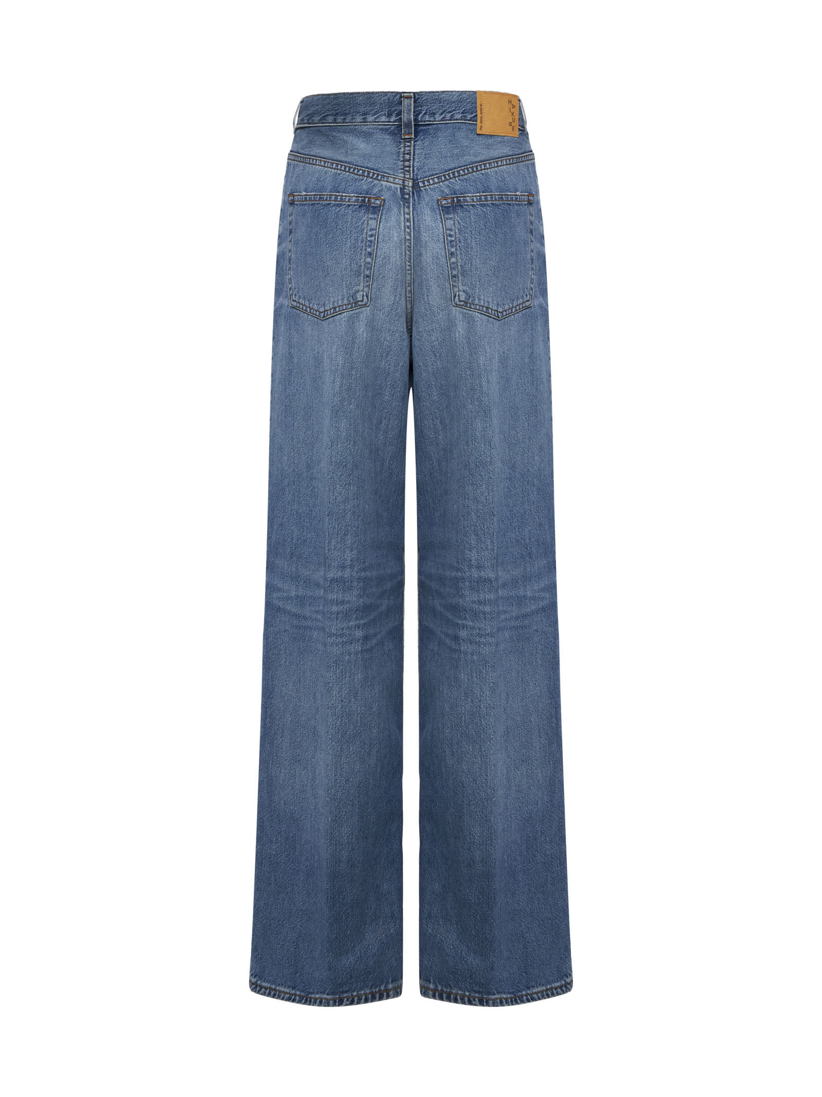 Shop Haikure Jeans In Blue Tencel