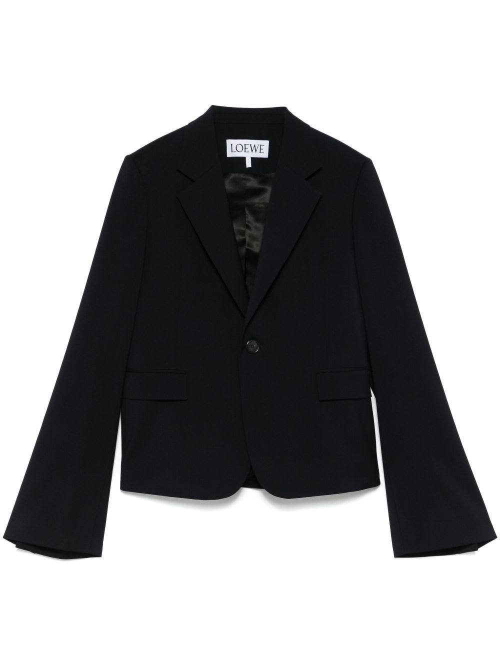 Loewe Flap Pockets Tailored Jacket In Blue
