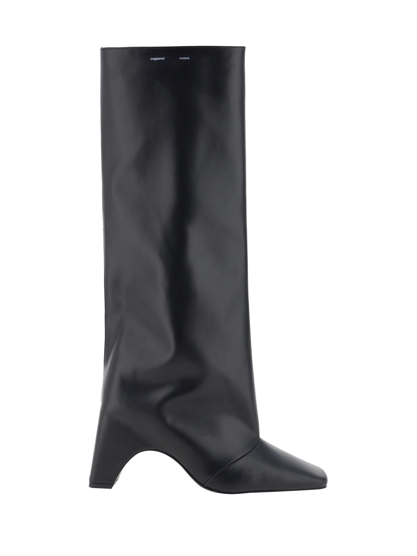 Shop Coperni Bridge High Boots In Black