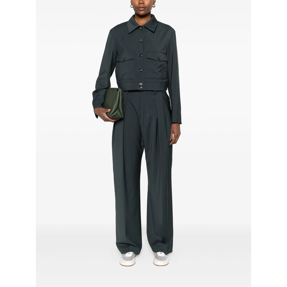 Barena Venezia Button-fastening Flap-pocket Jacket In Black