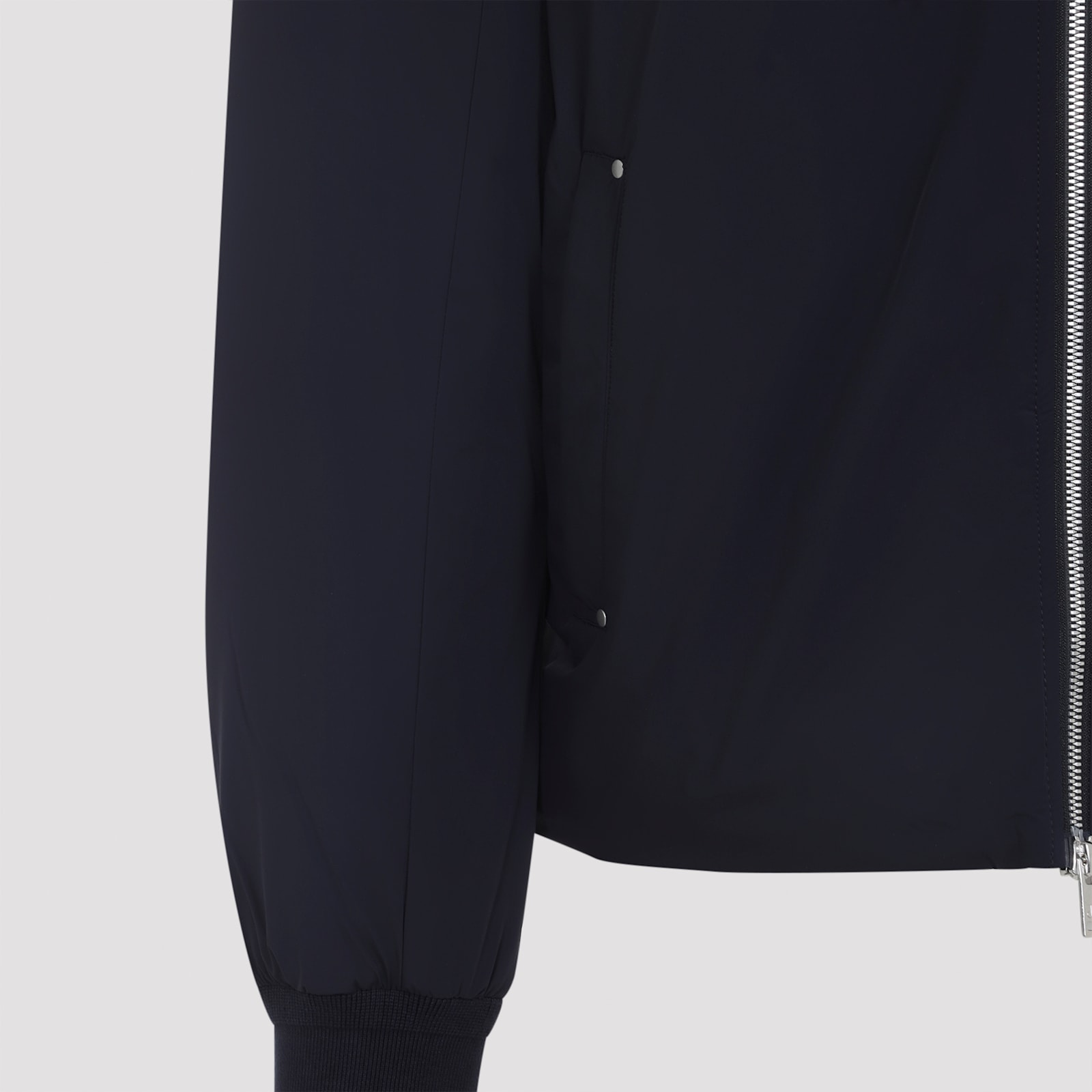 Moose Knuckles Northdale Fzip Jacket In Black