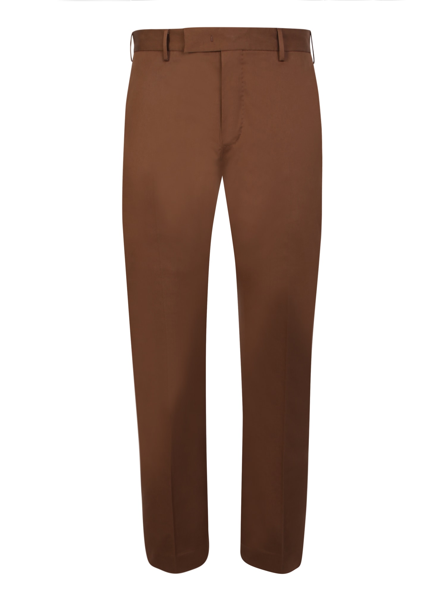 Pt01 Cotton Light Brown Trousers