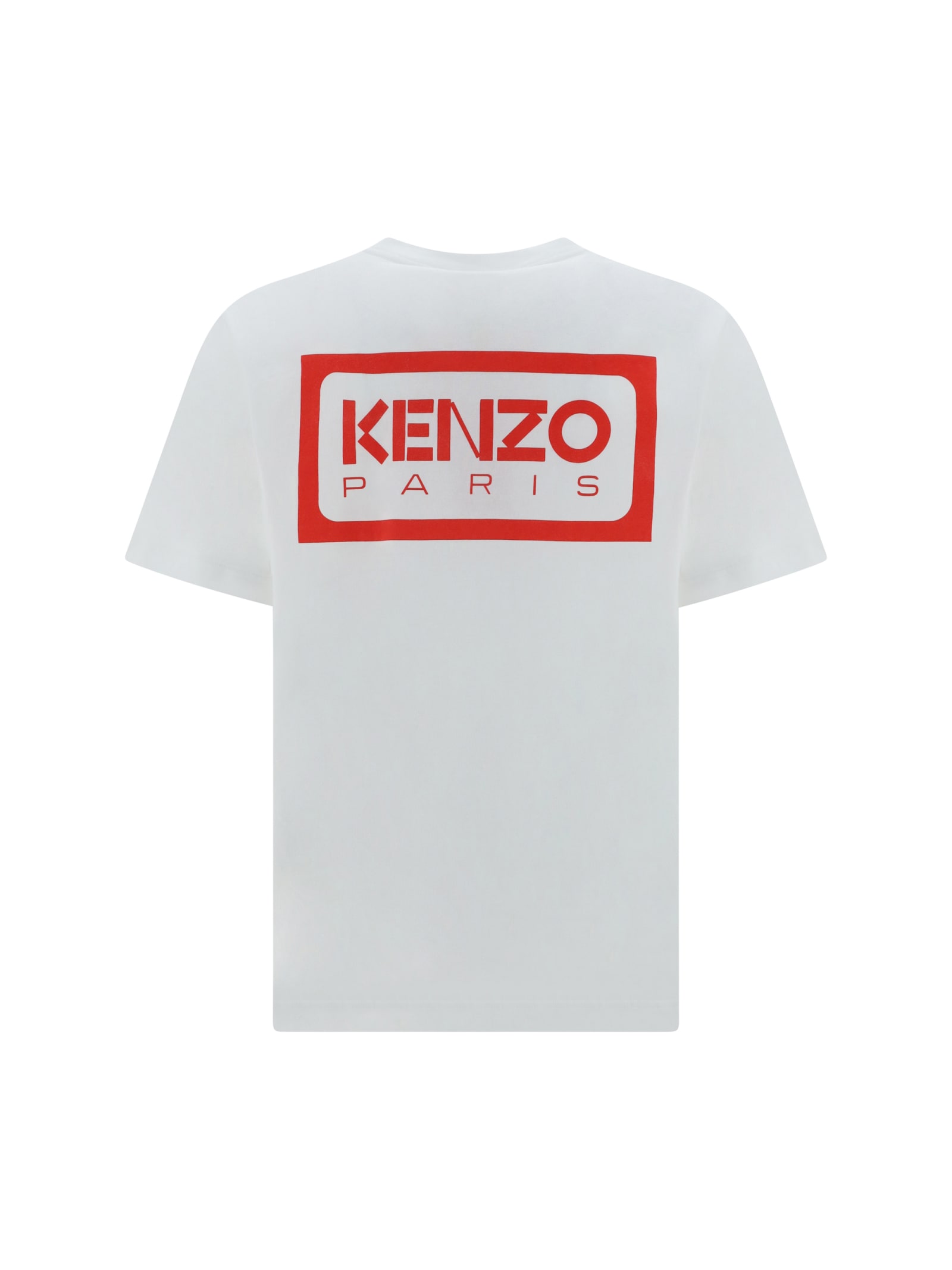Shop Kenzo Bicolor Kp Classic T-shirt In Blanc Casse