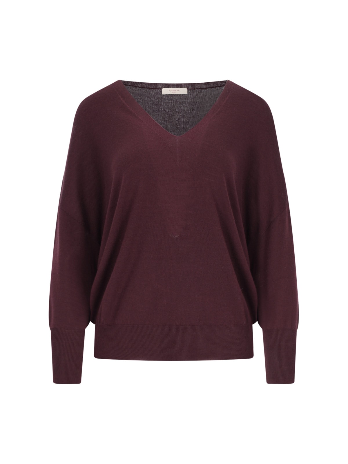 Shop Zanone V-neck Sweater In Purple