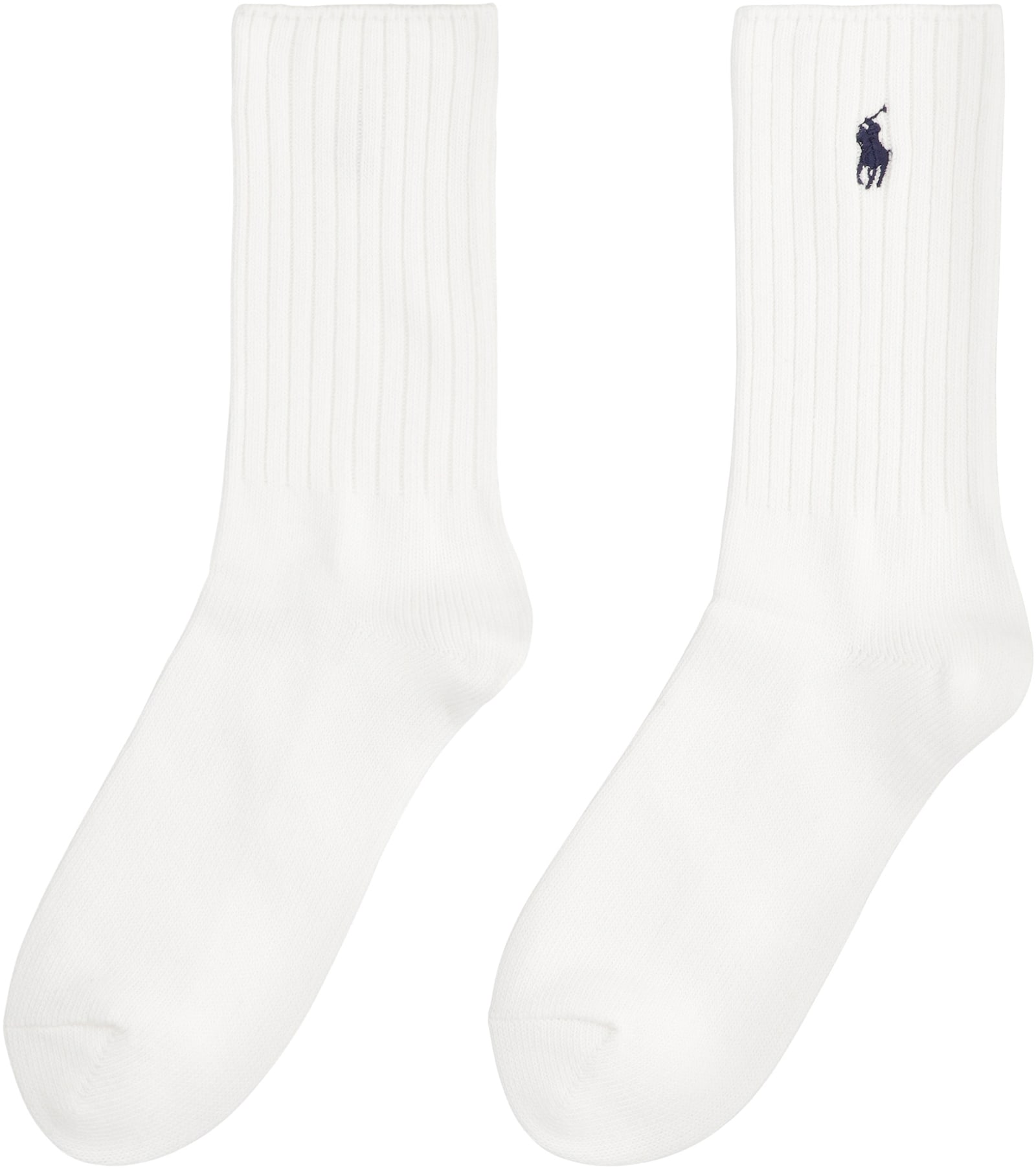 Polo Ralph Lauren Cotton Socks With Logo In White