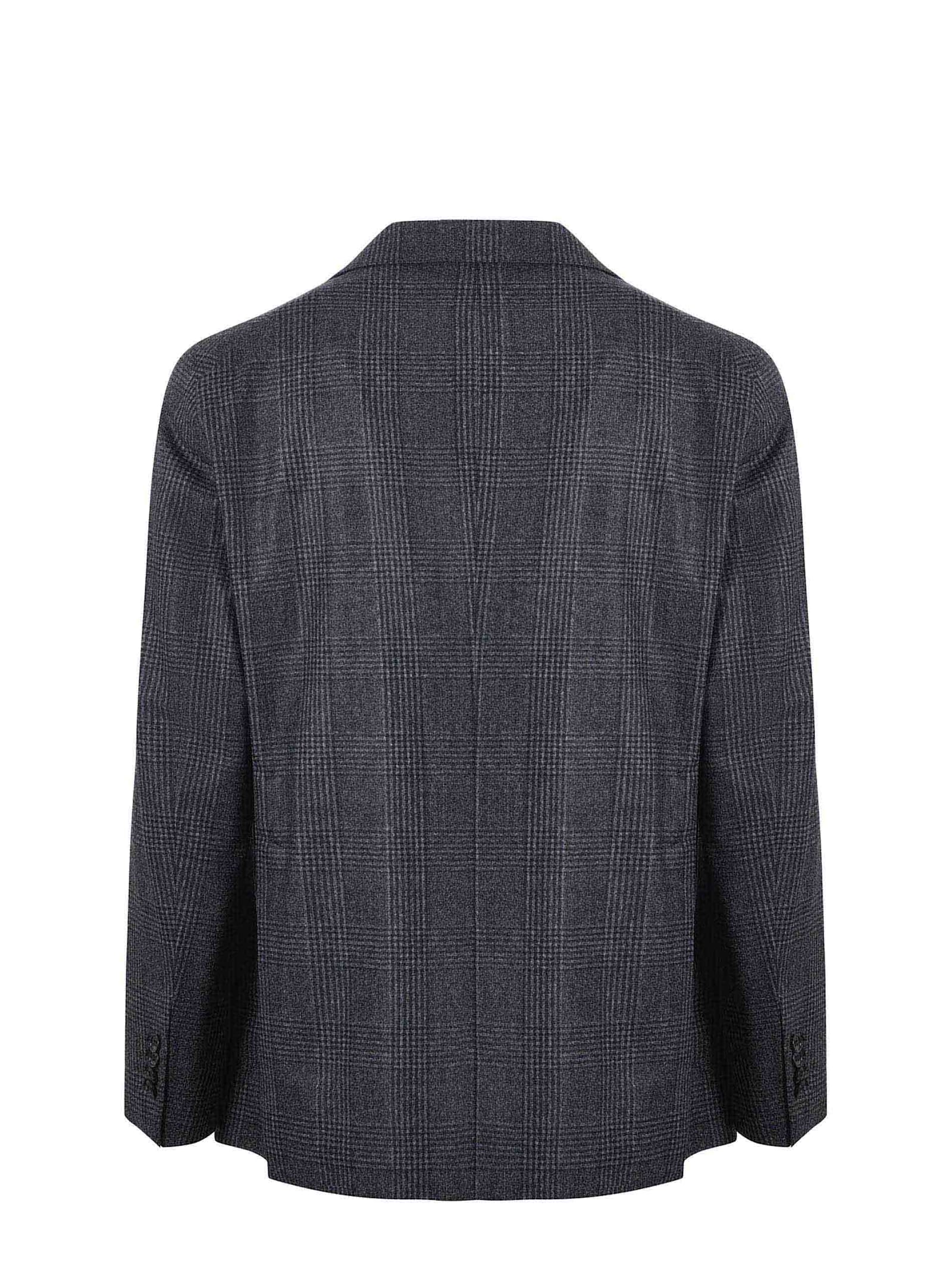 Shop Tagliatore Jacket In Super 110 S Virgin Wool In Grey