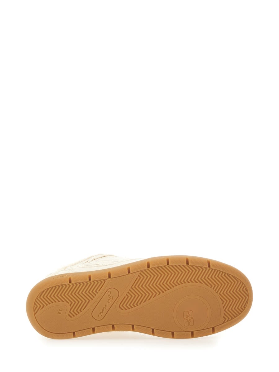 Ganni 08 Canvas Sneaker In White