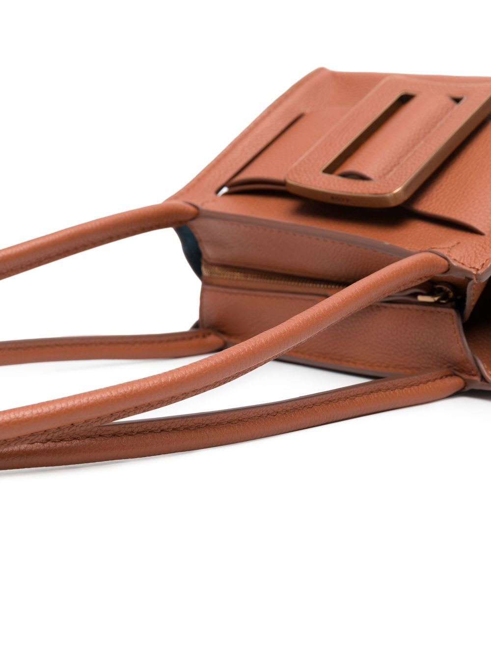 Boyy Soft Leather Tote Bag With Adjustable Strap In Brown