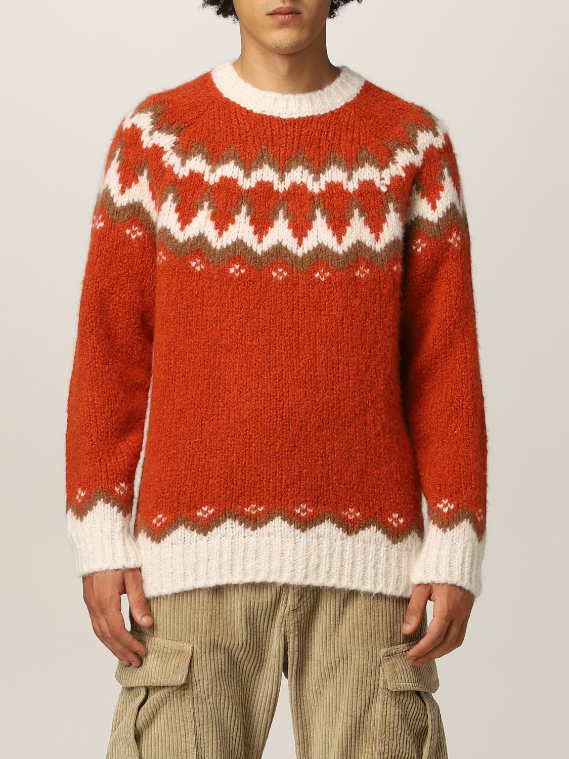 Eleventy Sweater Eleventy Sweater In Fairisle Patterned Cashmere Blend