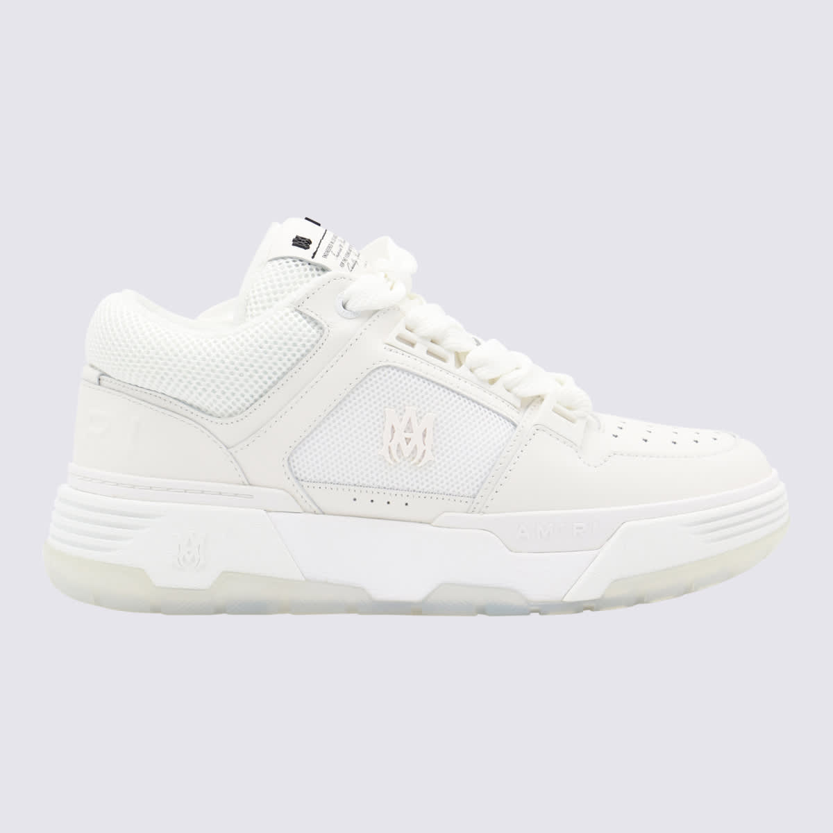 Shop Amiri White Ma-1 Sneakers