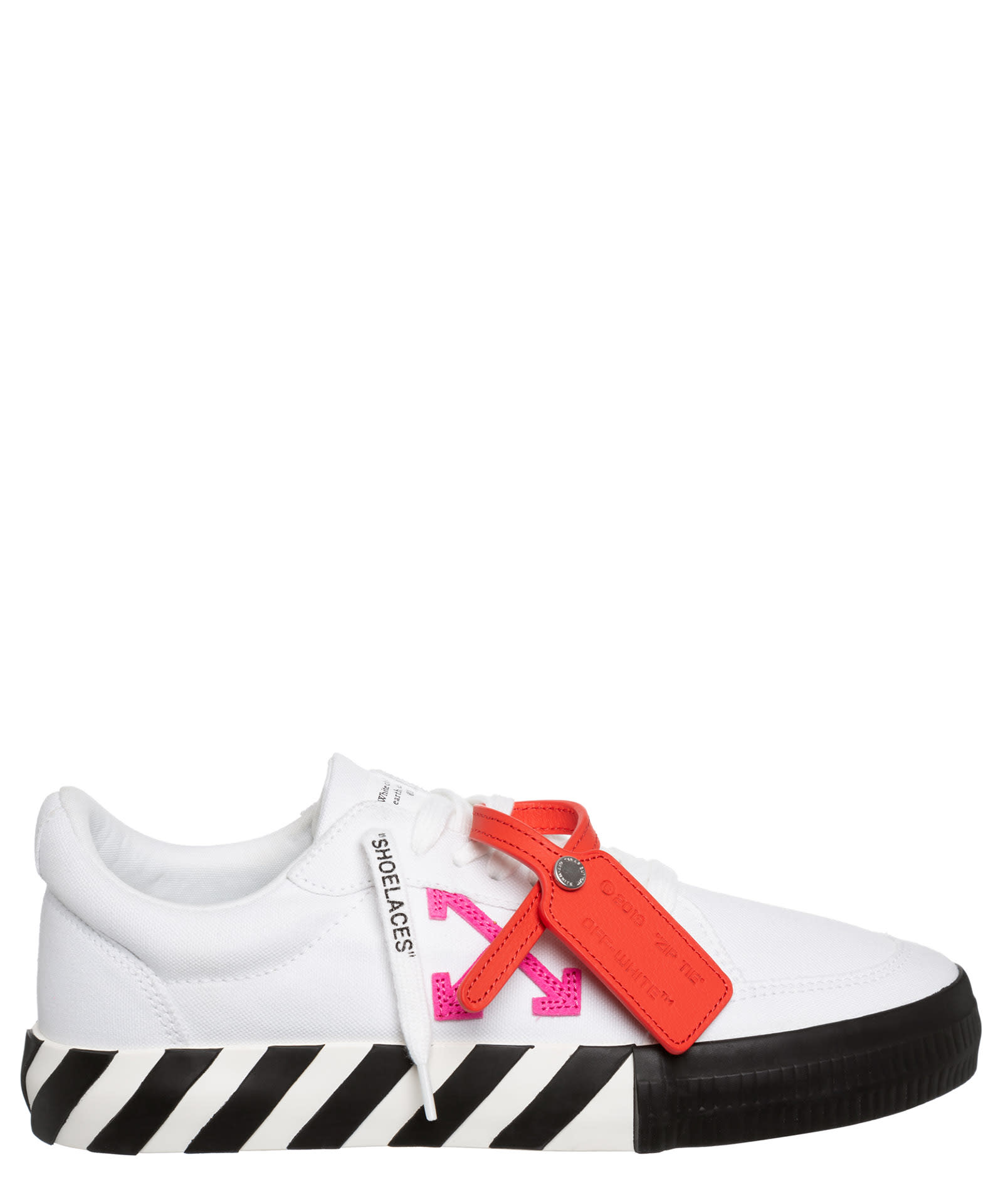 Off-White Vulcanized Low Cotton Sneakers