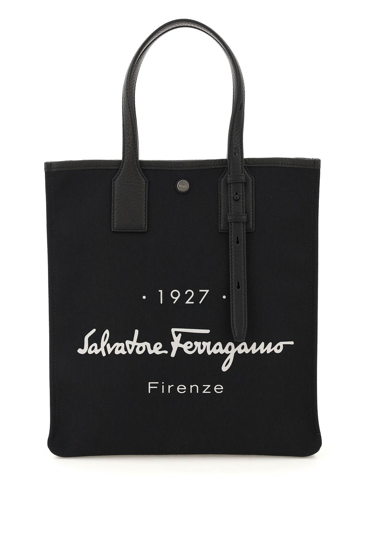 Salvatore Ferragamo Fabric Tote Bag