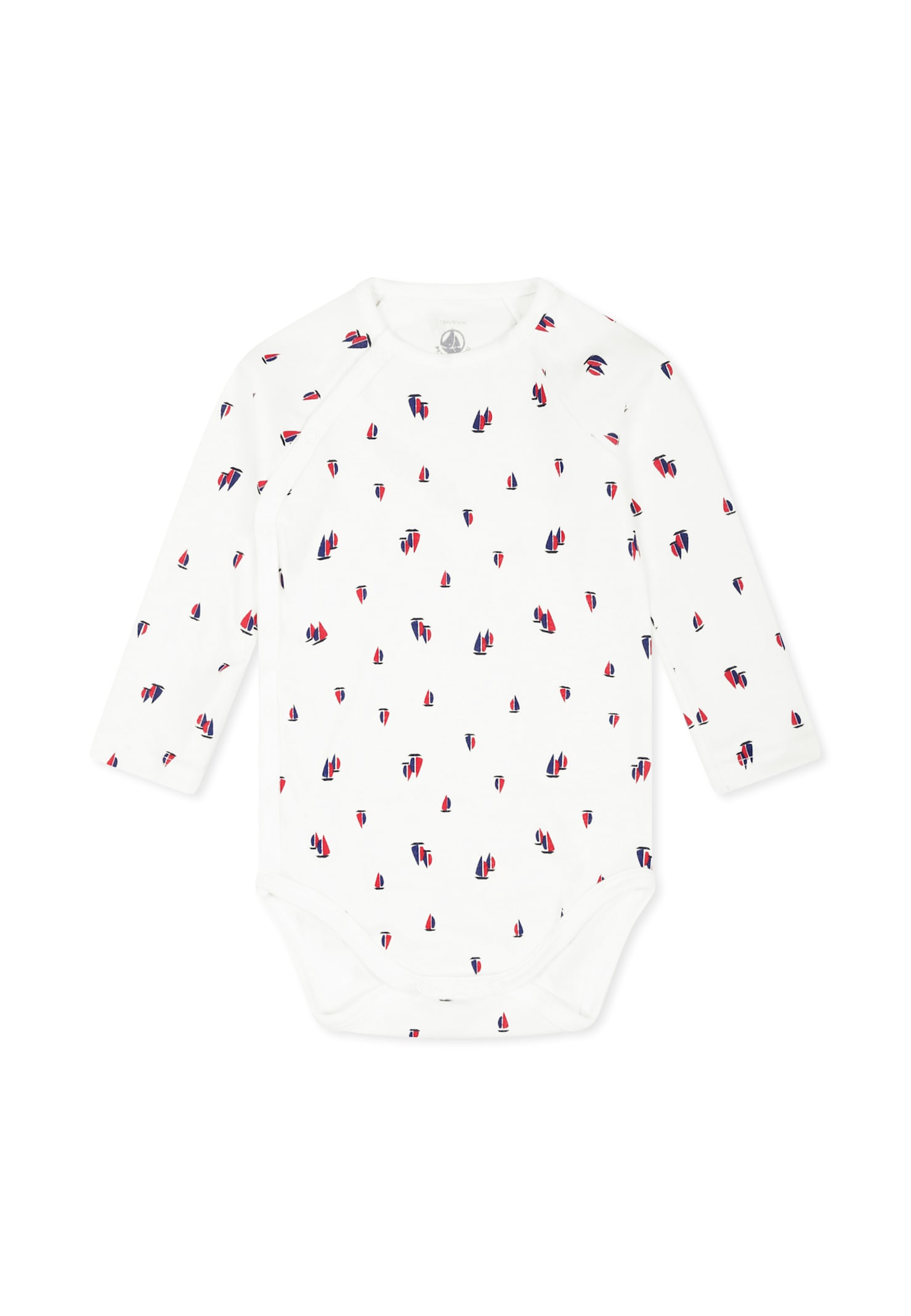 Petit Bateau Multicolor Newborn Suit For Baby Boy With Sailboat In Multicolor
