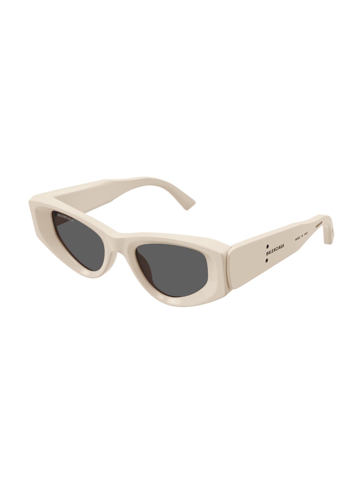 Shop Balenciaga Bb0243s Sunglasses In Beige Beige Grey