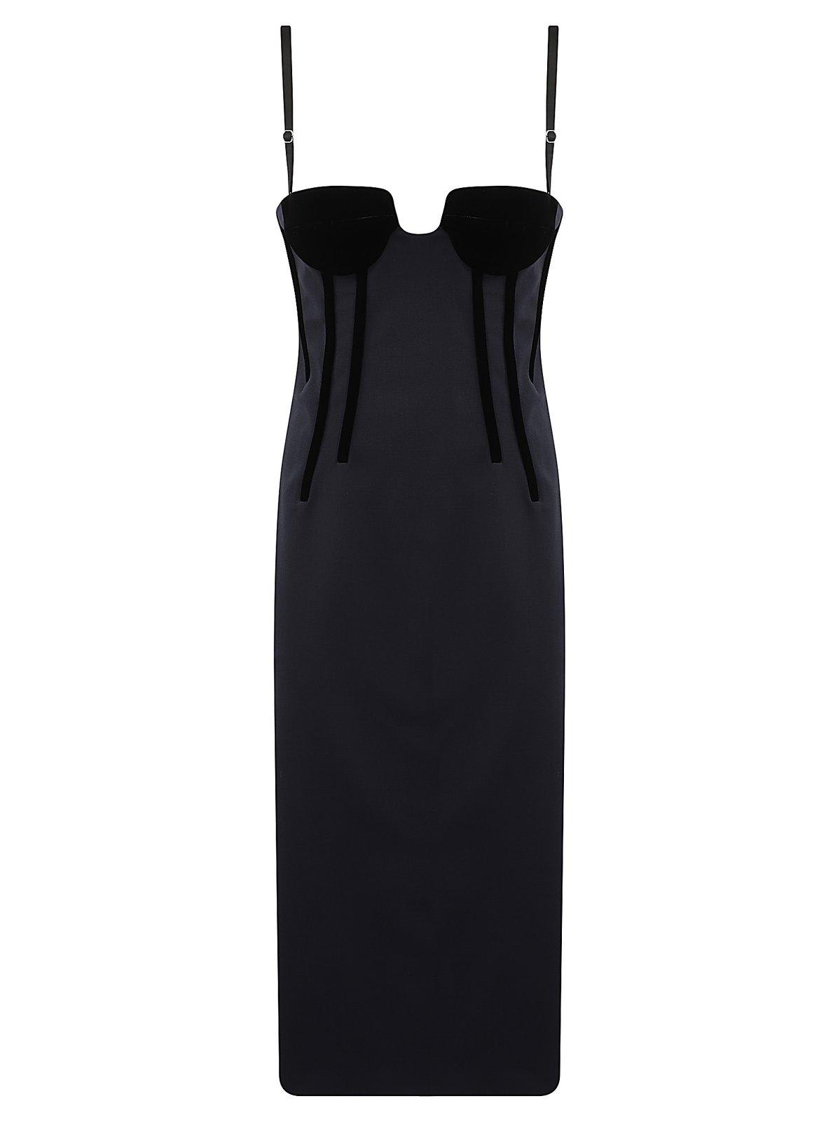 Shop Sportmax Anemone Dress In Midnightblue